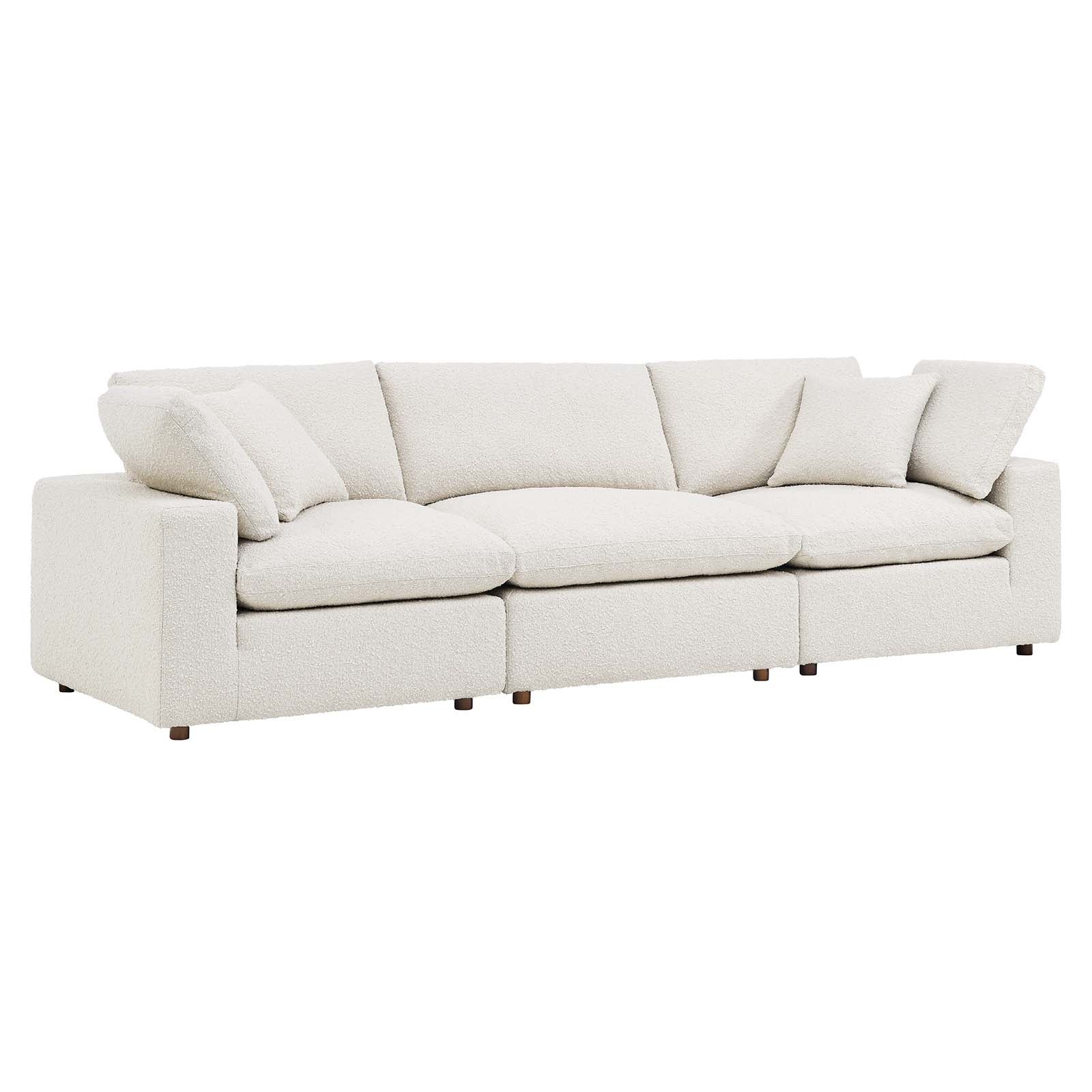 Commix Down Filled Overstuffed Boucle Fabric 3-Seater Sofa By Modway - EEI-6362 - Image 6