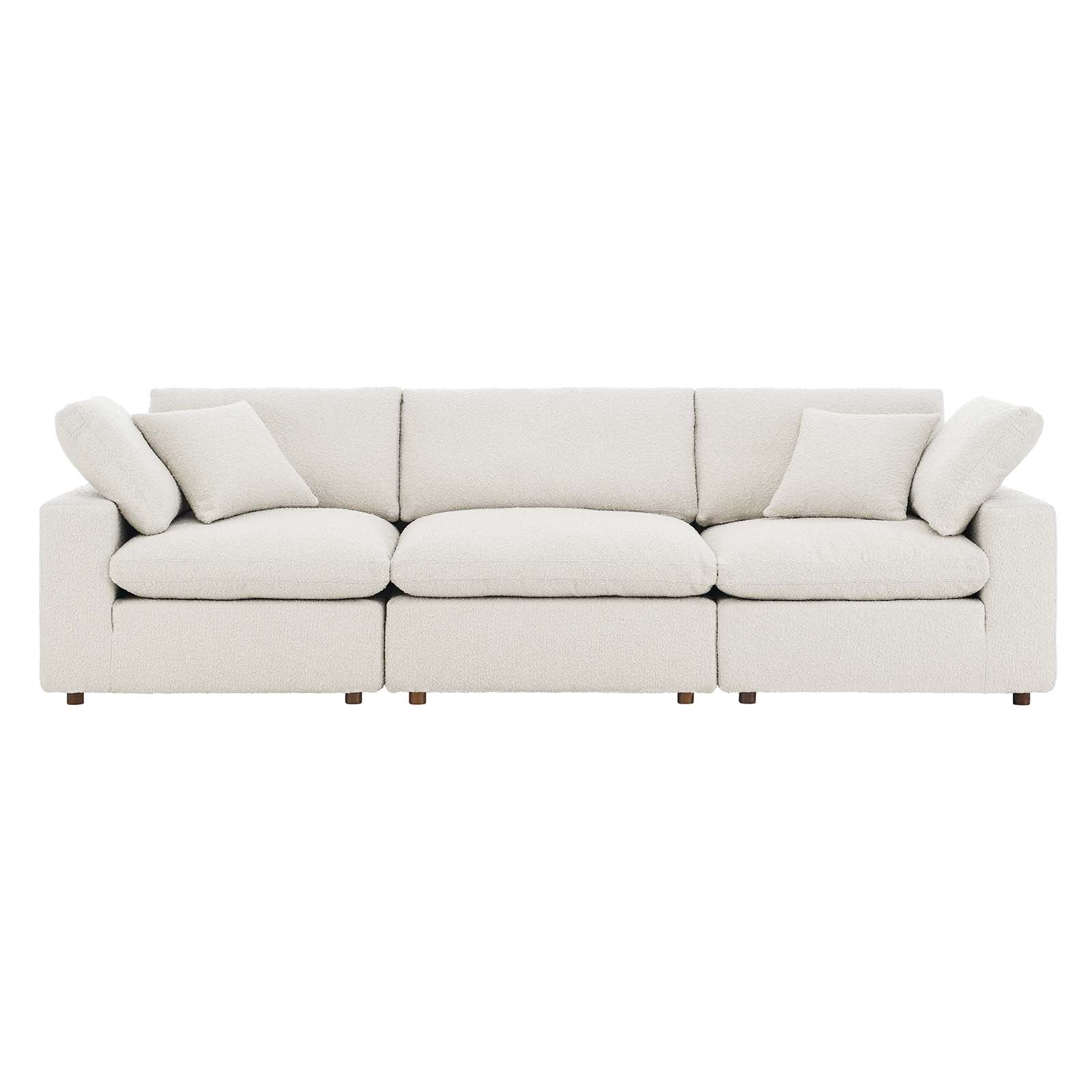 Commix Down Filled Overstuffed Boucle Fabric 3-Seater Sofa By Modway - EEI-6362 - Image 7