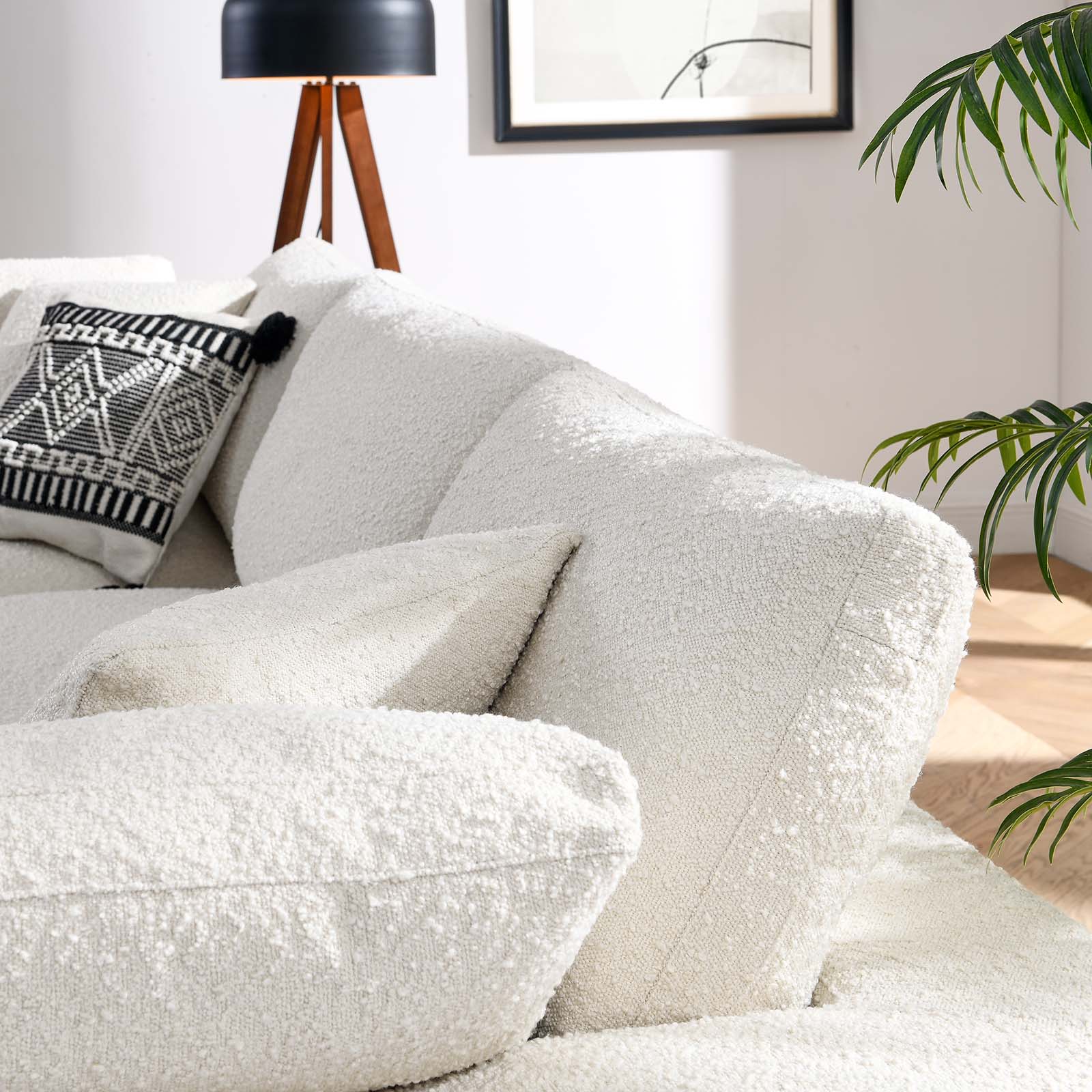 Commix Down Filled Overstuffed Boucle Fabric 3-Seater Sofa By Modway - EEI-6362 - Image 9
