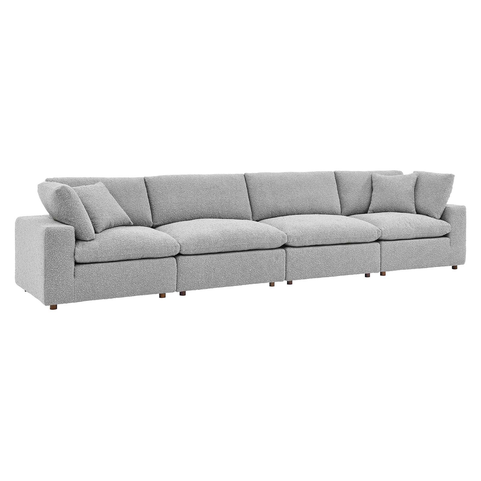 Commix Down Filled Overstuffed Boucle Fabric 4-Seater Sofa By Modway - EEI-6364 - Image 11