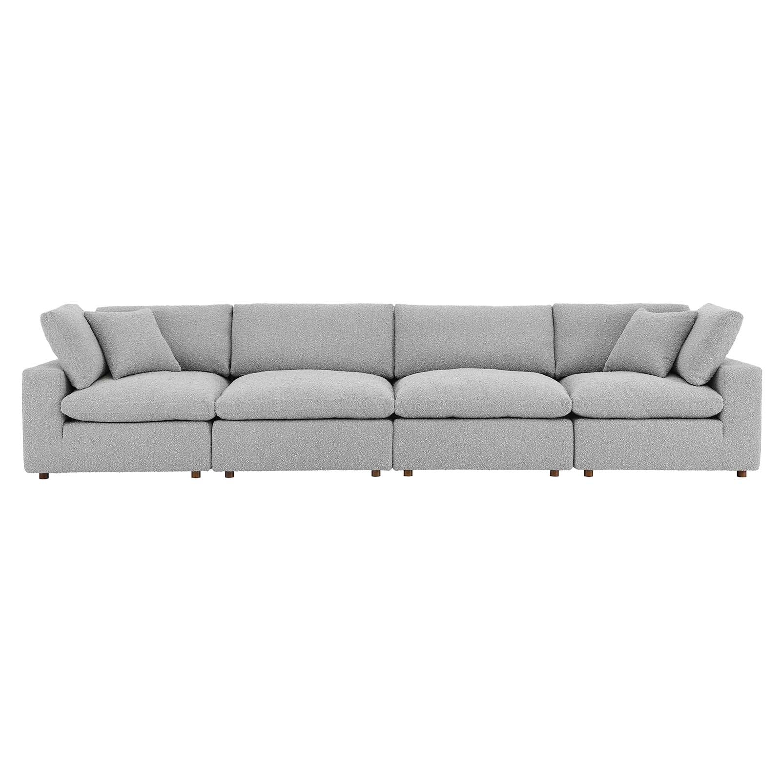 Commix Down Filled Overstuffed Boucle Fabric 4-Seater Sofa By Modway - EEI-6364 - Image 12