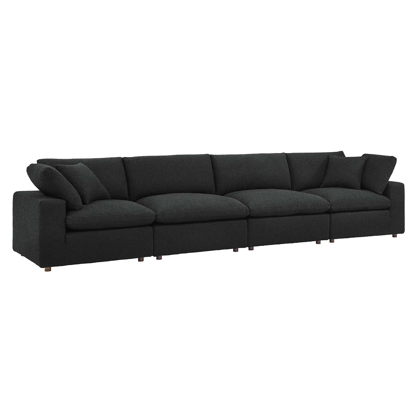 Commix Down Filled Overstuffed Boucle Fabric 4-Seater Sofa By Modway - EEI-6364 - Image 2