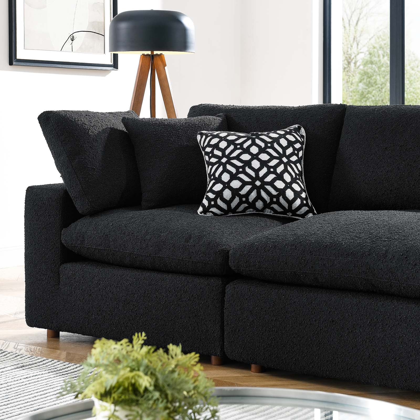 Commix Down Filled Overstuffed Boucle Fabric 4-Seater Sofa By Modway - EEI-6364 - Image 5
