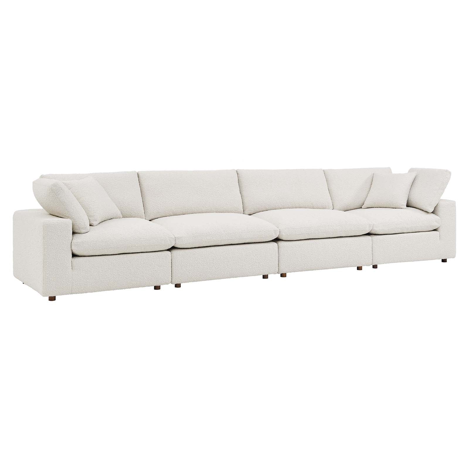 Commix Down Filled Overstuffed Boucle Fabric 4-Seater Sofa By Modway - EEI-6364 - Image 6