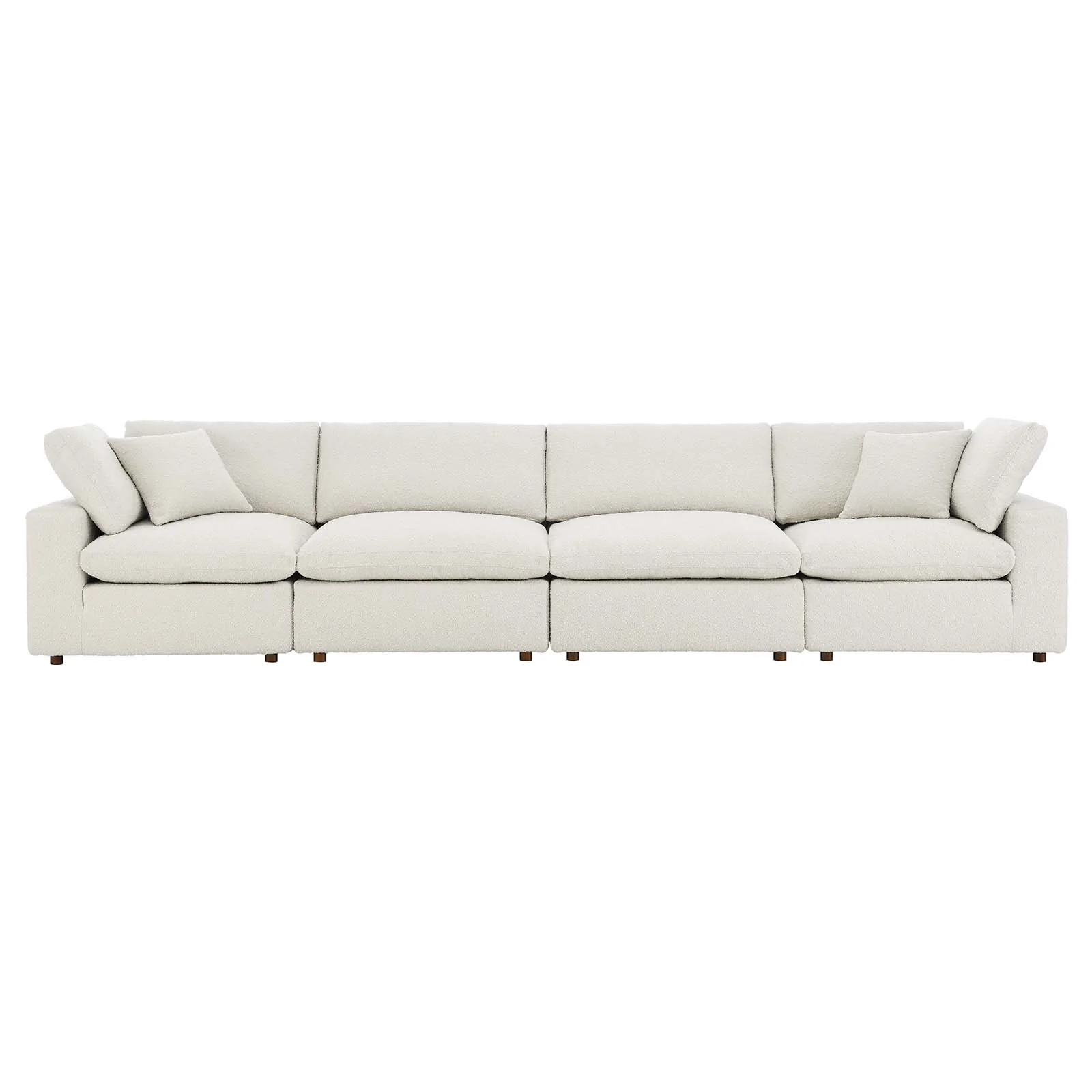 Commix Down Filled Overstuffed Boucle Fabric 4-Seater Sofa By Modway - EEI-6364 - Image 7