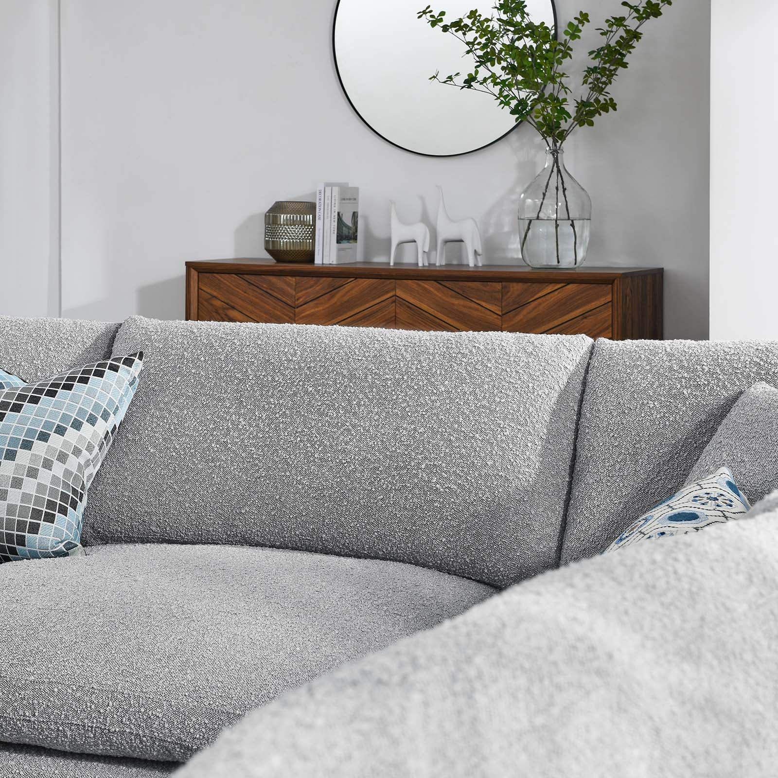 Commix Down Filled Overstuffed Boucle Fabric 5-Piece Sectional Sofa By Modway - EEI-6367 - Image 14