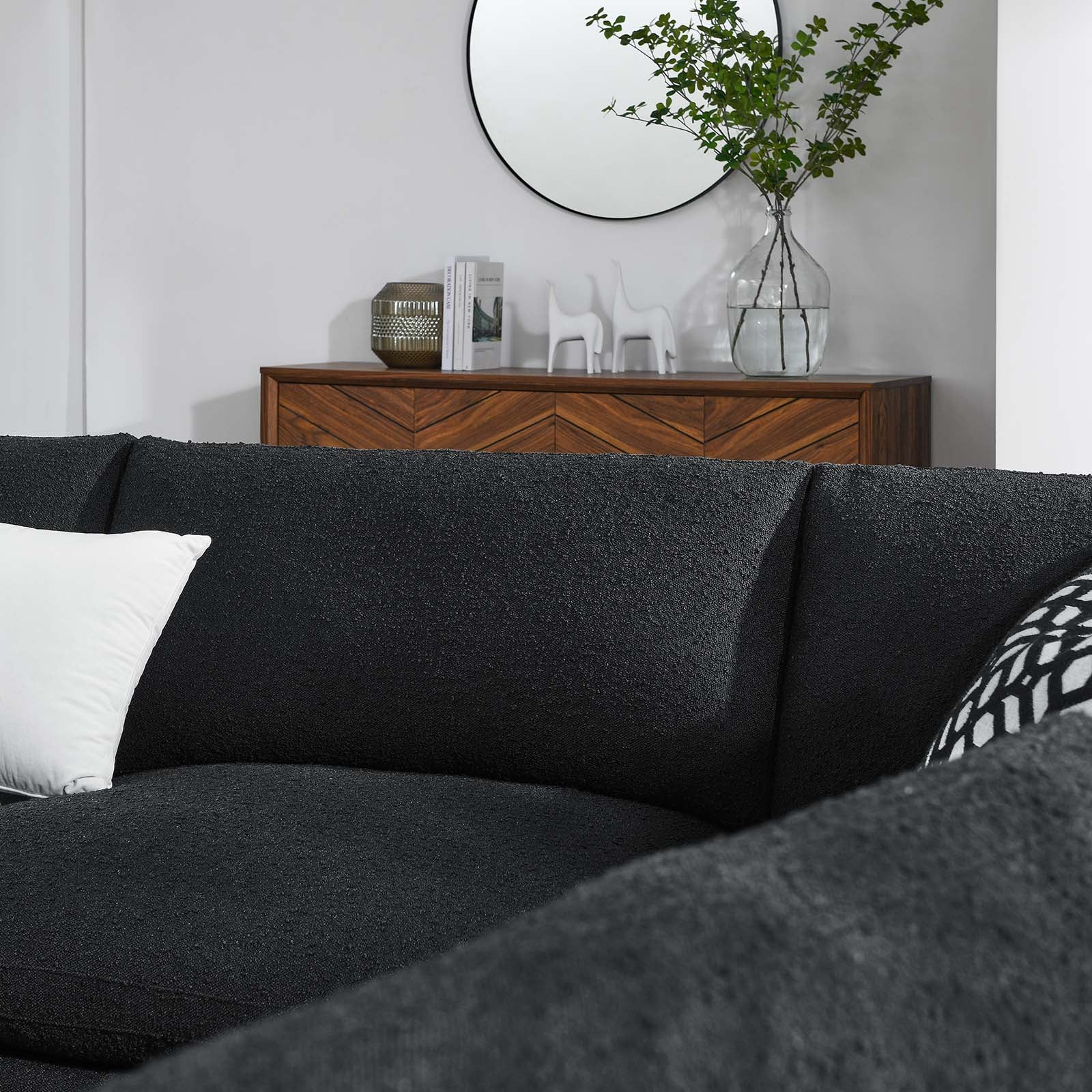 Commix Down Filled Overstuffed Boucle Fabric 5-Piece Sectional Sofa By Modway - EEI-6367 - Image 5