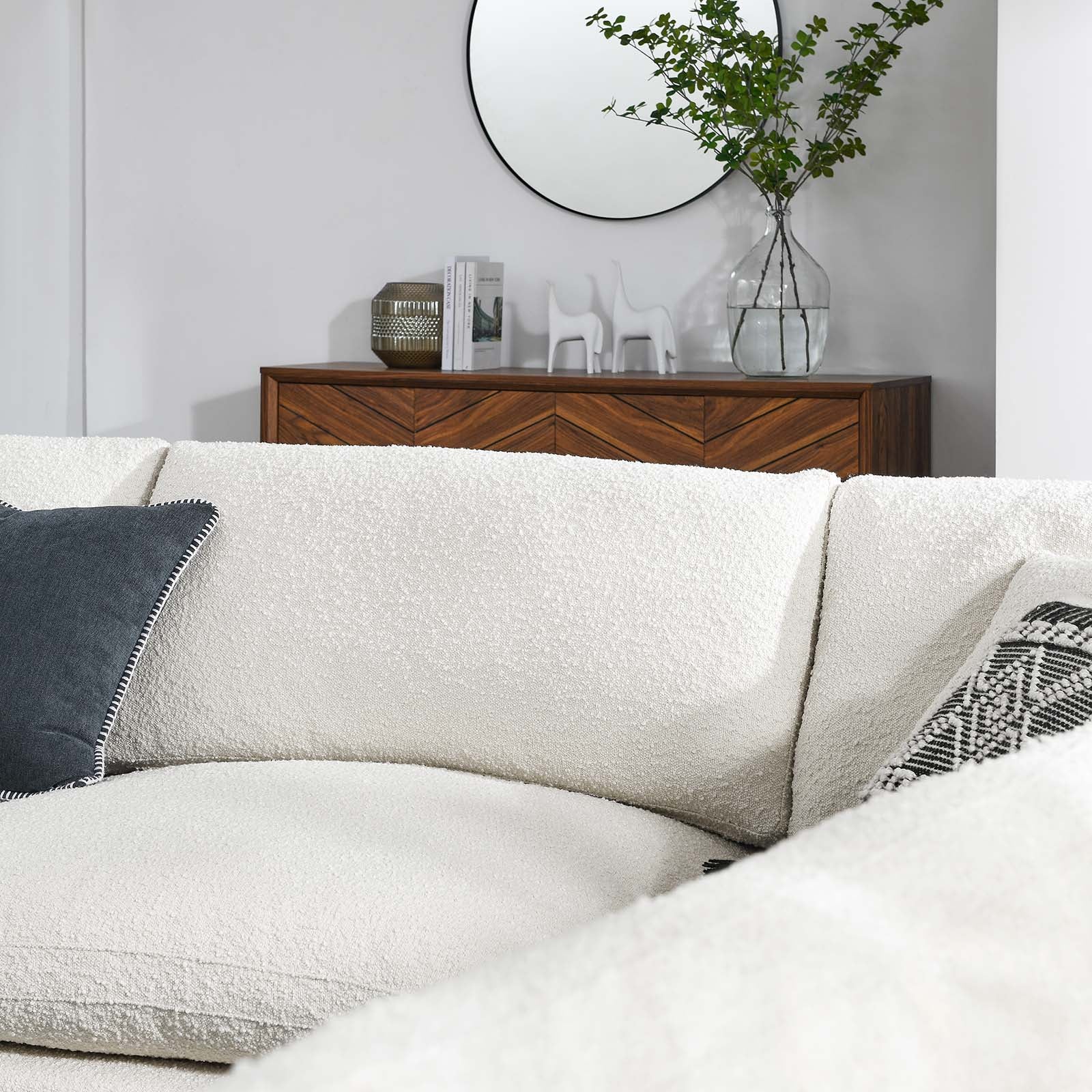 Commix Down Filled Overstuffed Boucle Fabric 5-Piece Sectional Sofa By Modway - EEI-6367 - Image 9