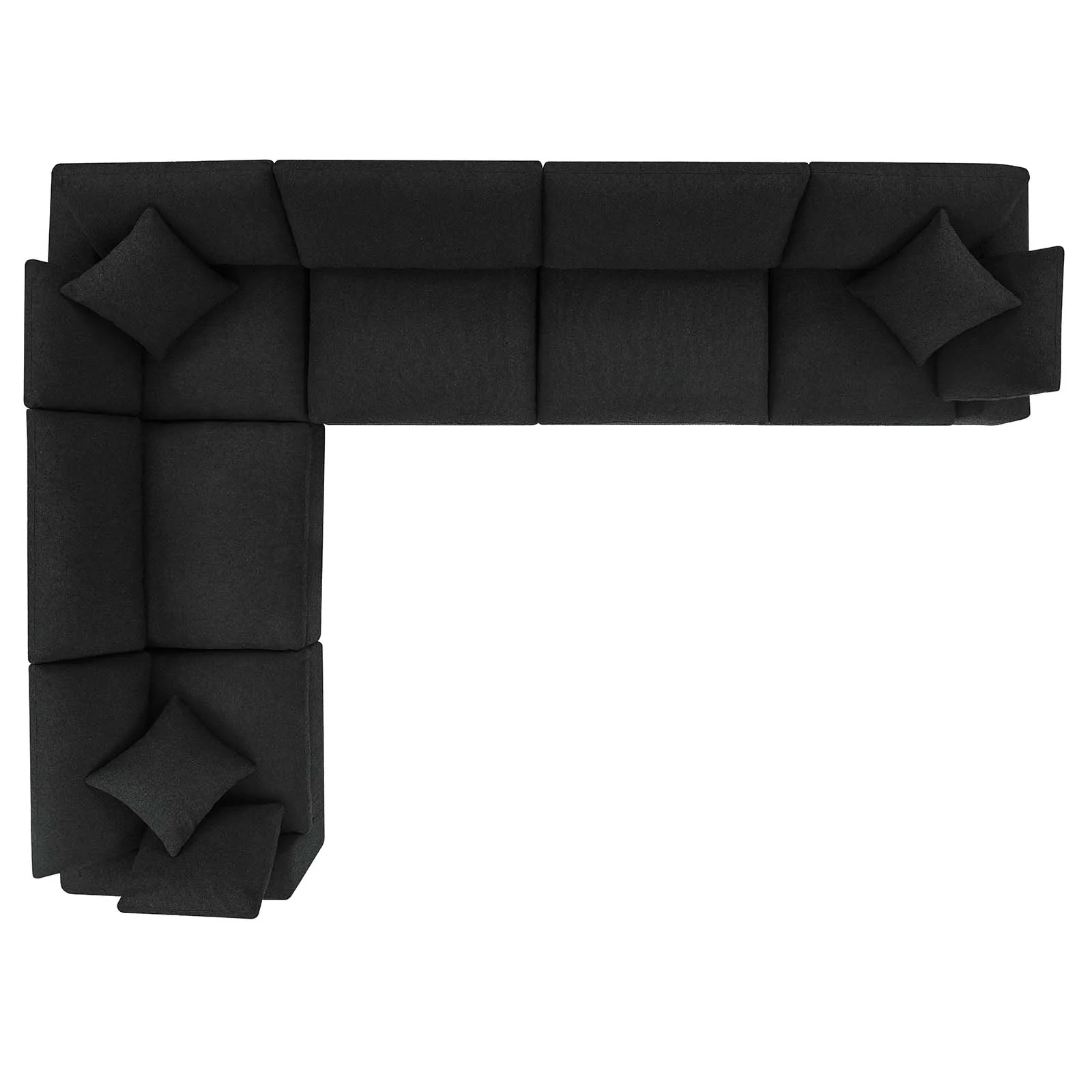 Commix Down Filled Overstuffed Boucle Fabric 6-Piece Sectional Sofa By Modway - EEI-6369 - Image 3