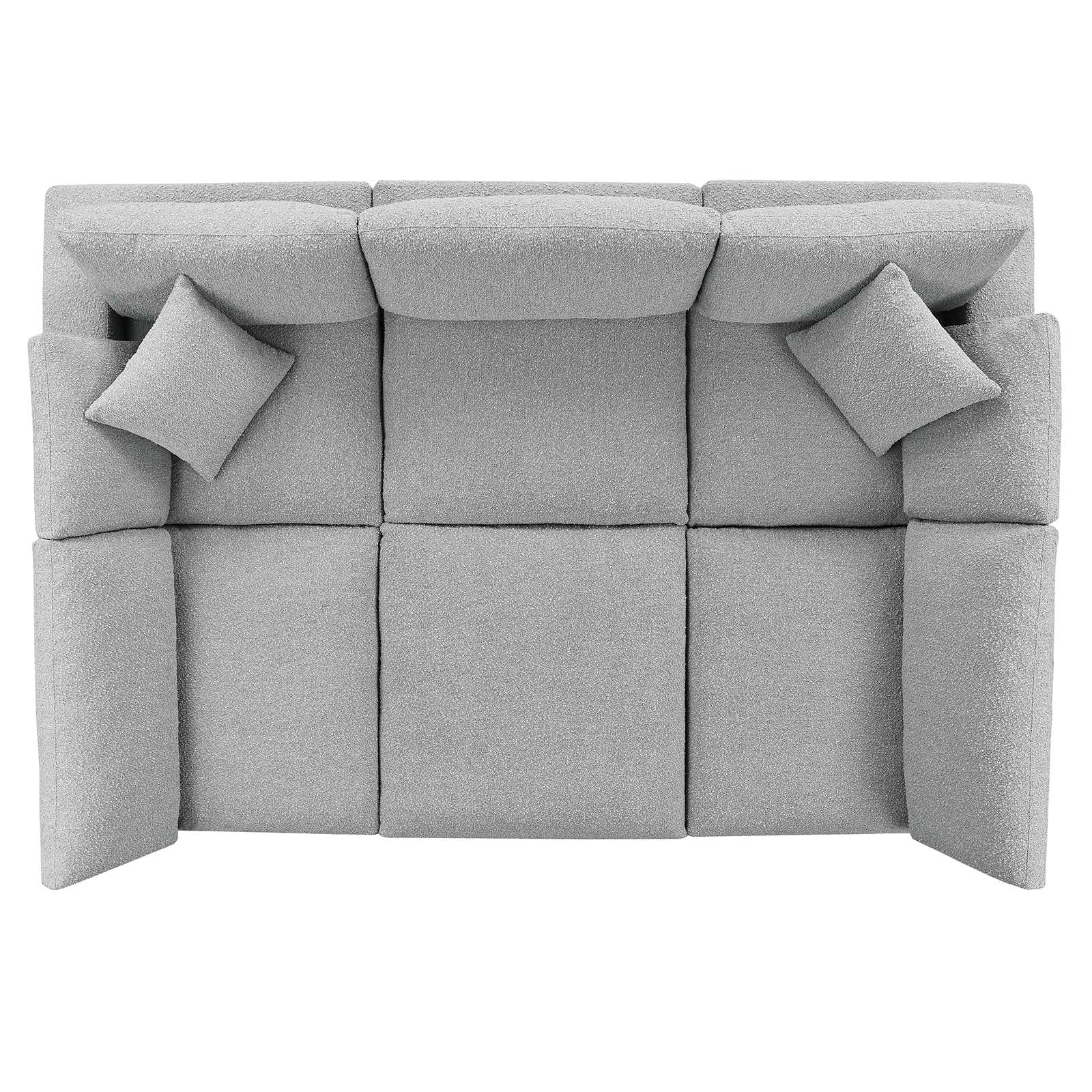 Commix Down Filled Overstuffed Boucle Fabric 6-Piece Sectional Sofa By Modway - EEI-6372 - Image 12