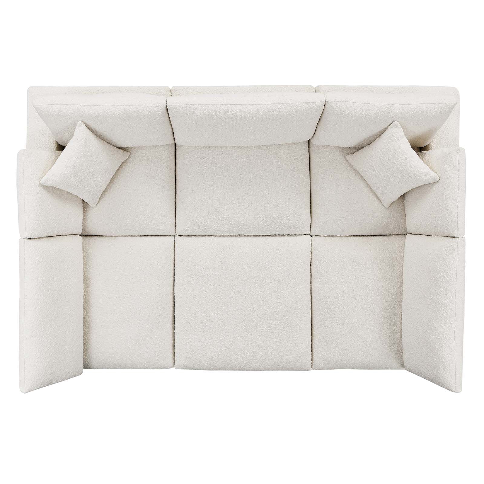 Commix Down Filled Overstuffed Boucle Fabric 6-Piece Sectional Sofa By Modway - EEI-6372 - Image 7