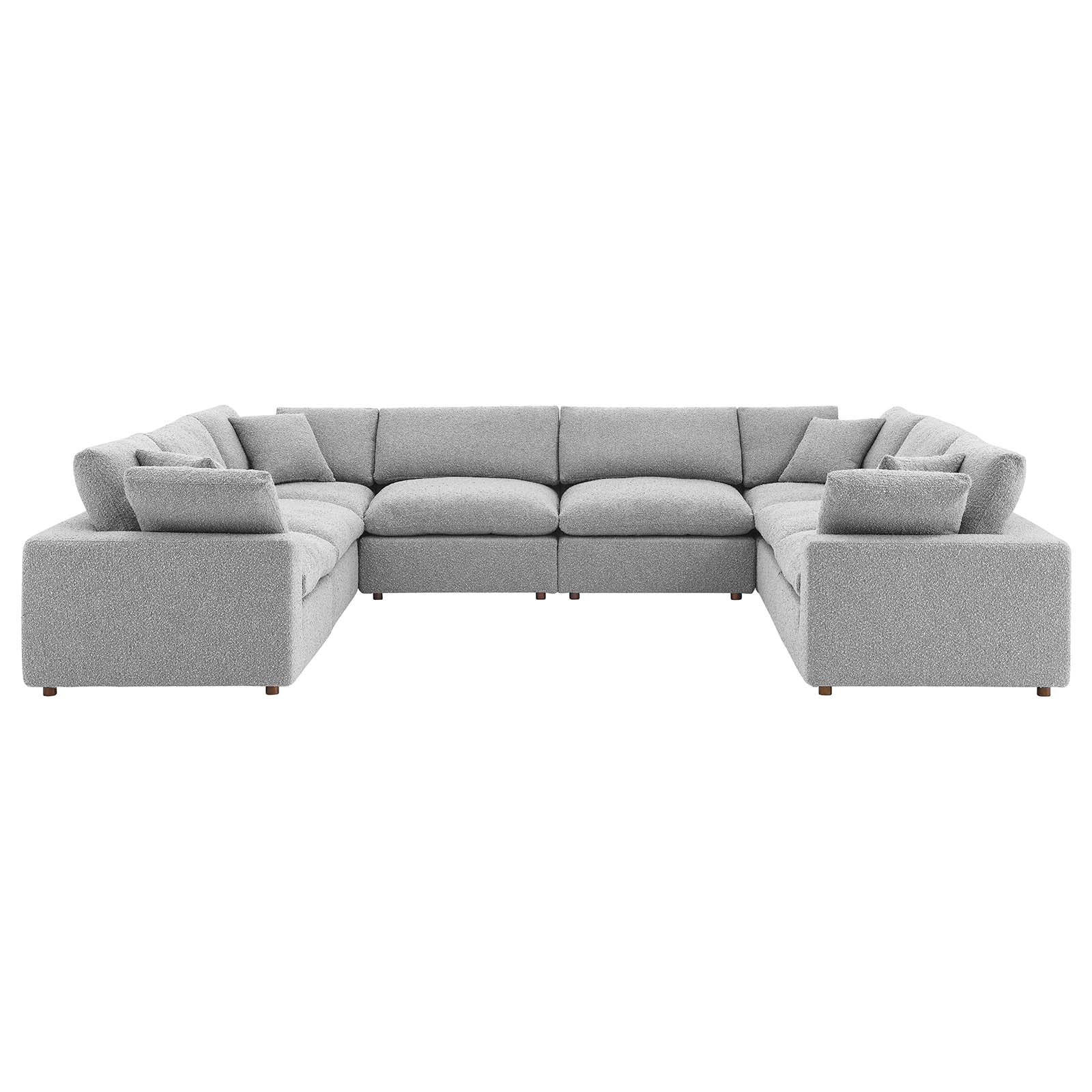 Commix Down Filled Overstuffed Boucle Fabric 8-Piece Sectional Sofa By Modway - EEI-6371 - Image 11