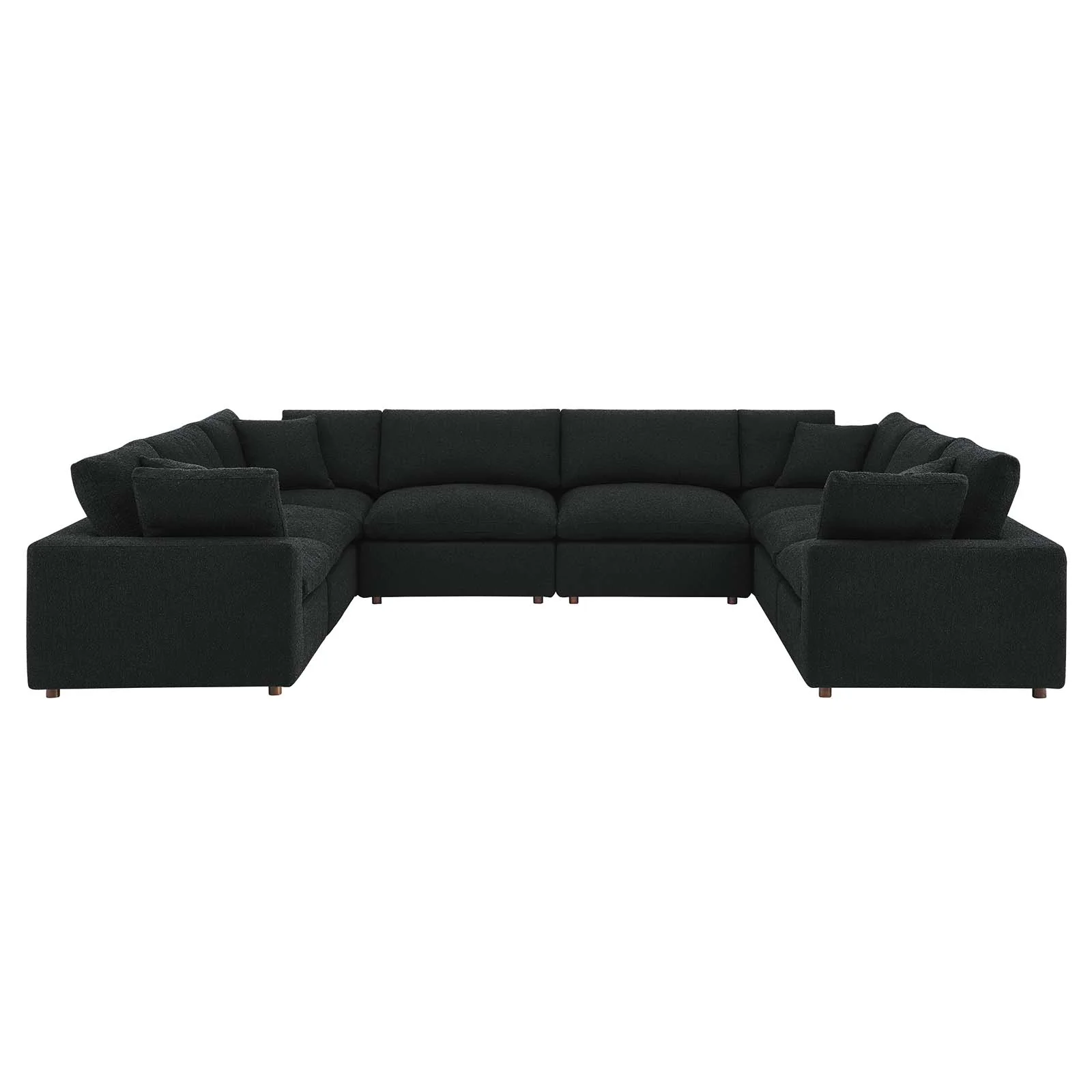 Commix Down Filled Overstuffed Boucle Fabric 8-Piece Sectional Sofa By Modway - EEI-6371 - Image 2