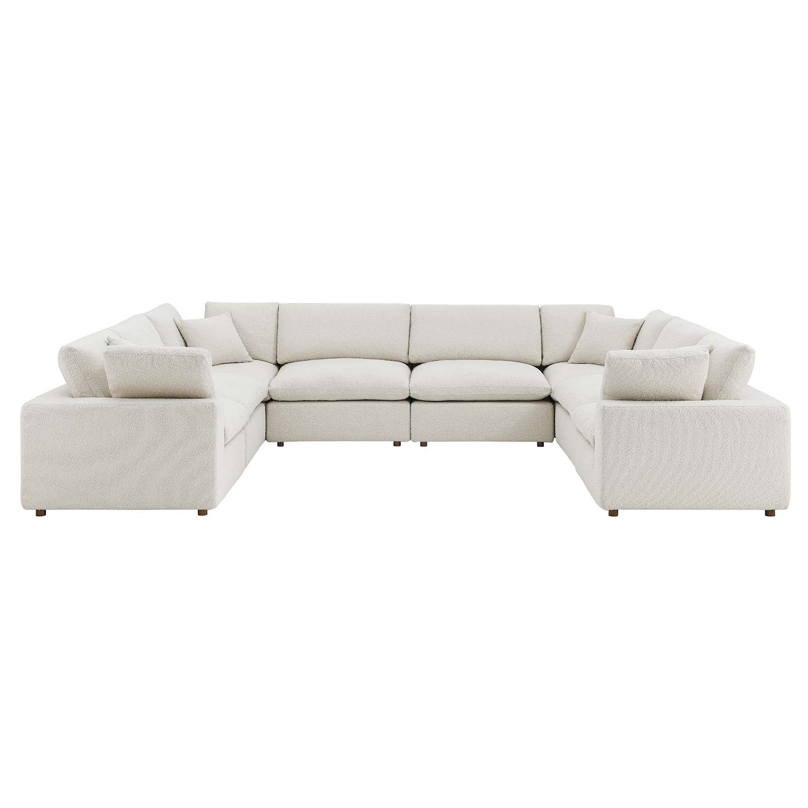 Commix Down Filled Overstuffed Boucle Fabric 8-Piece Sectional Sofa By Modway - EEI-6371 - Image 6