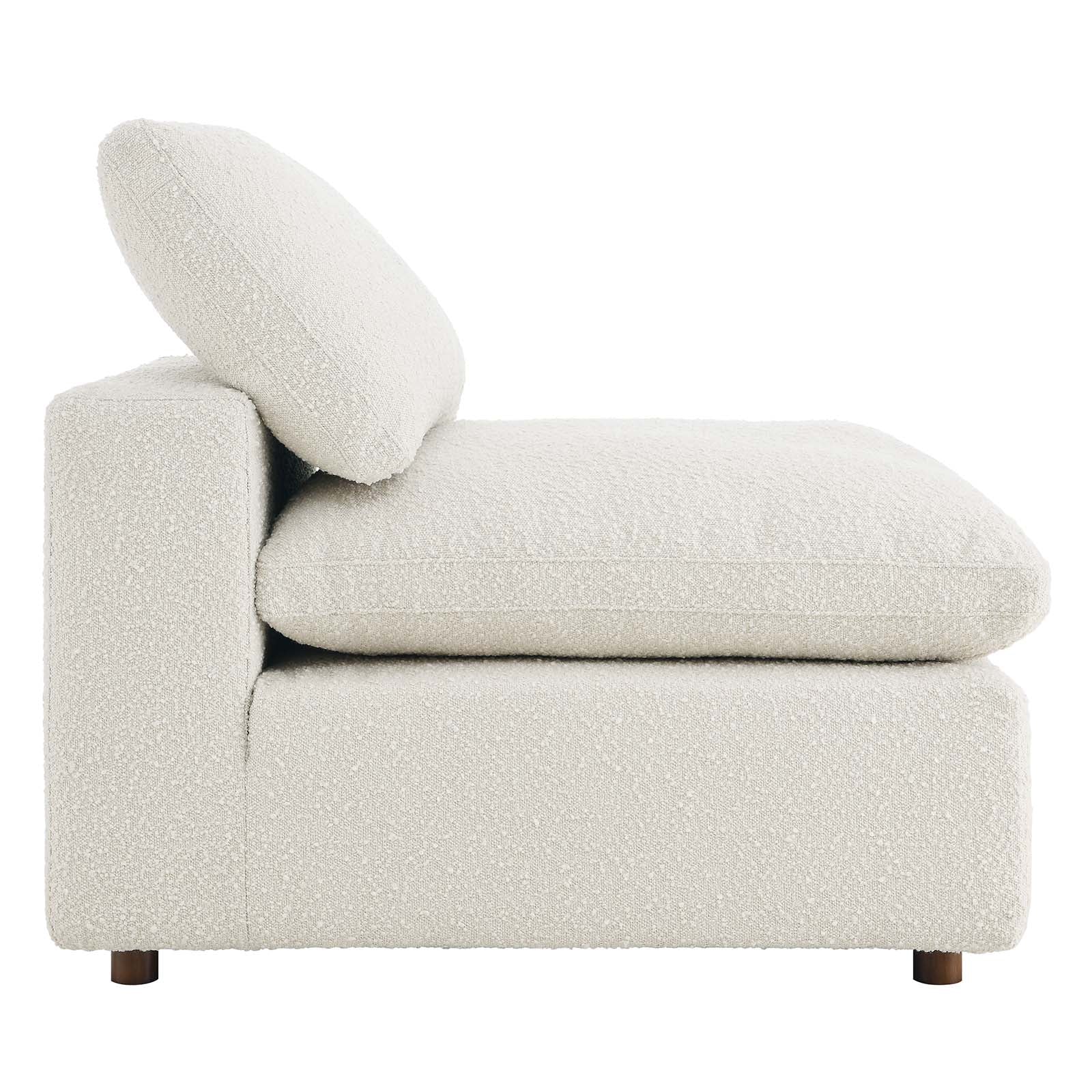 Commix Down Filled Overstuffed Boucle Fabric Armless Chair By Modway - EEI-6257 - Image 10