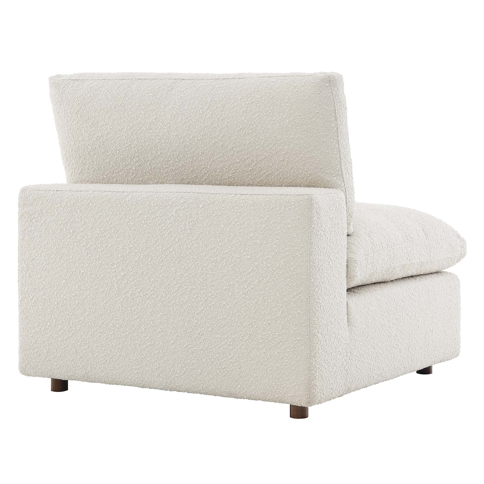 Commix Down Filled Overstuffed Boucle Fabric Armless Chair By Modway - EEI-6257 - Image 11