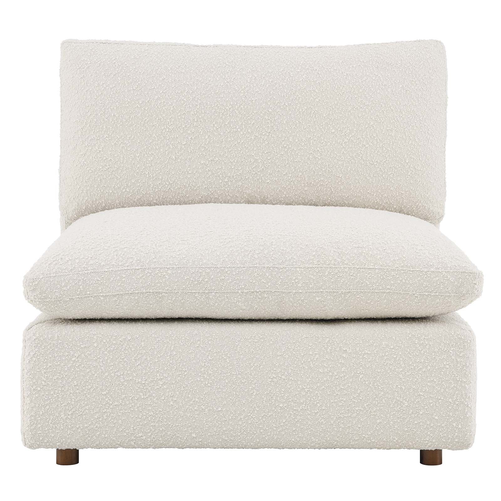 Commix Down Filled Overstuffed Boucle Fabric Armless Chair By Modway - EEI-6257 - Image 12
