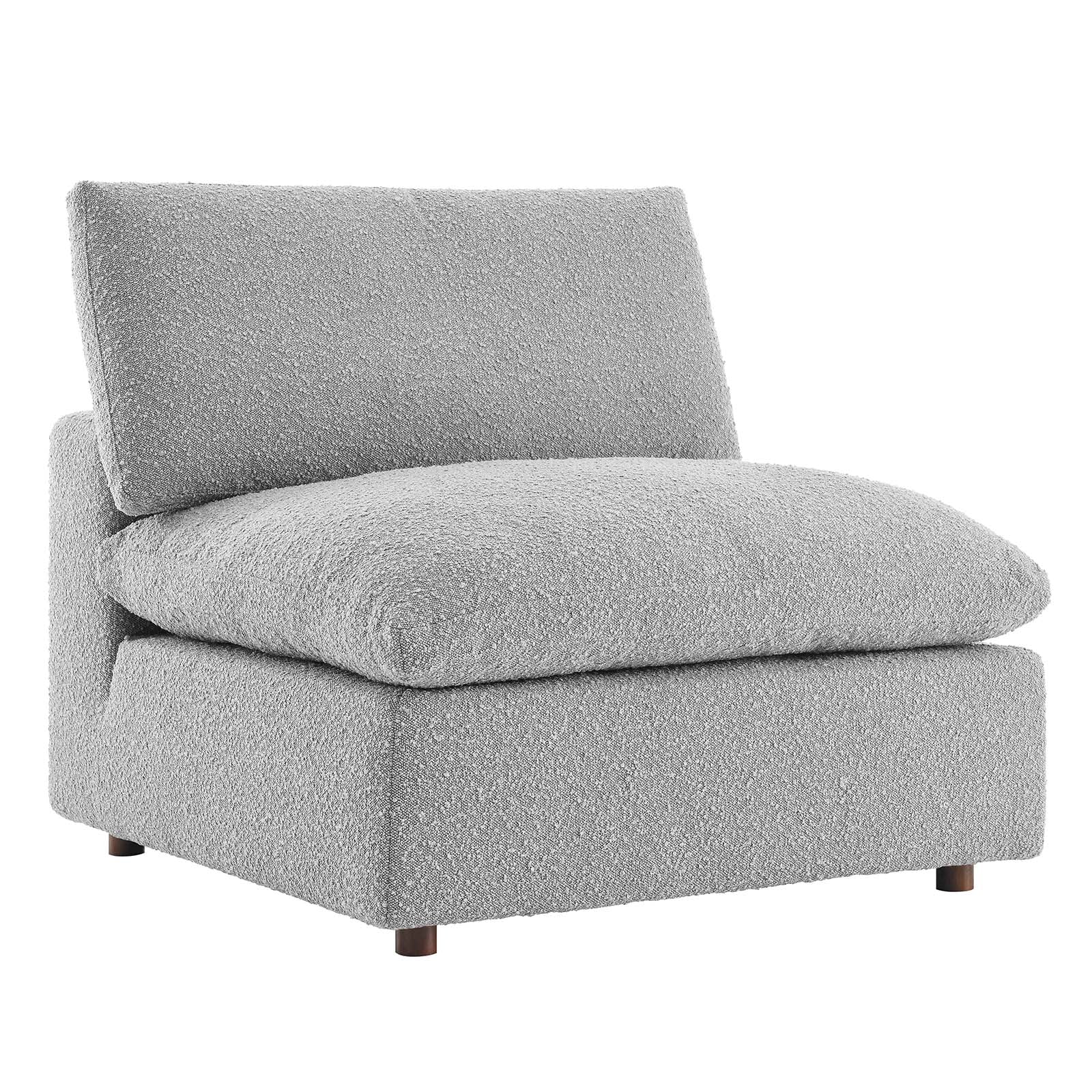 Commix Down Filled Overstuffed Boucle Fabric Armless Chair By Modway - EEI-6257 - Image 17