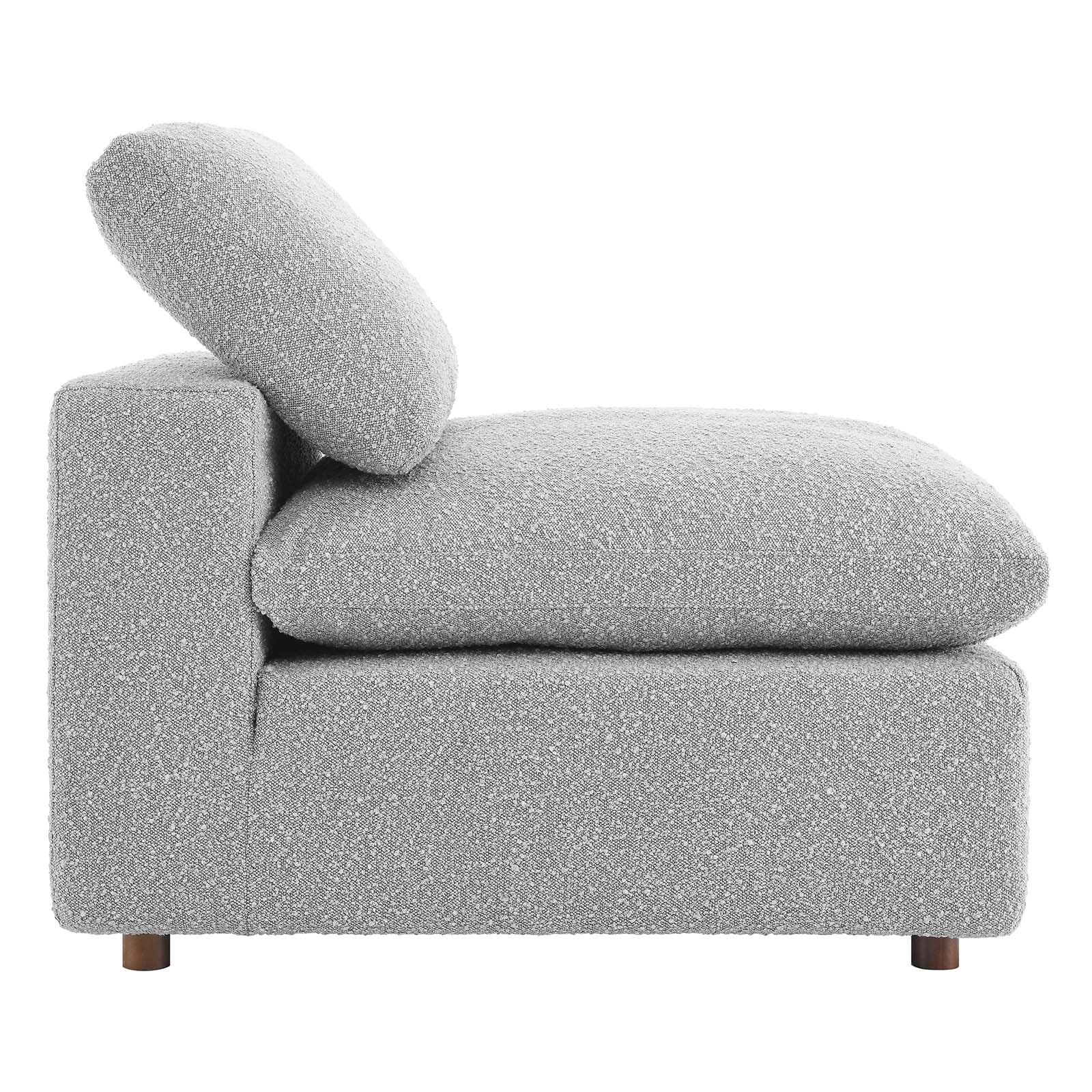 Commix Down Filled Overstuffed Boucle Fabric Armless Chair By Modway - EEI-6257 - Image 18