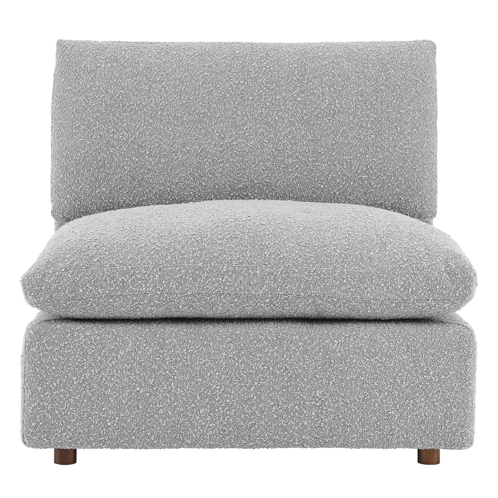 Commix Down Filled Overstuffed Boucle Fabric Armless Chair By Modway - EEI-6257 - Image 20
