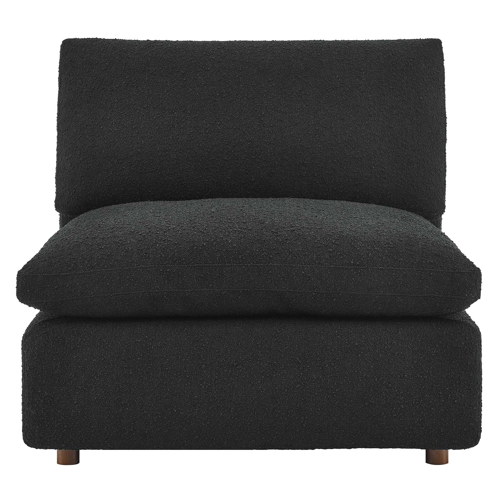 Commix Down Filled Overstuffed Boucle Fabric Armless Chair By Modway - EEI-6257 - Image 4