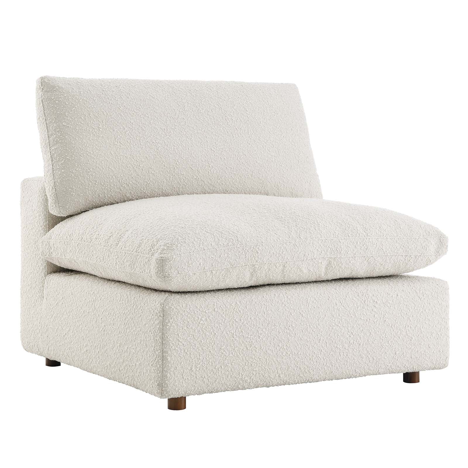 Commix Down Filled Overstuffed Boucle Fabric Armless Chair By Modway - EEI-6257 - Image 9