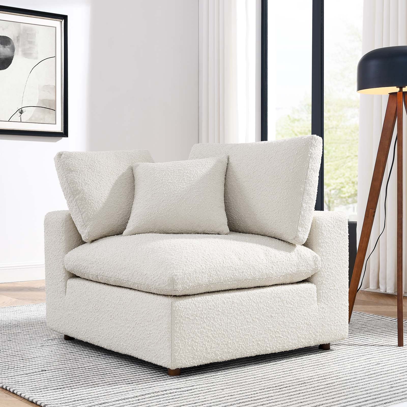 Commix Down Filled Overstuffed Boucle Fabric Corner Chair By Modway - EEI-6259 - Image 16