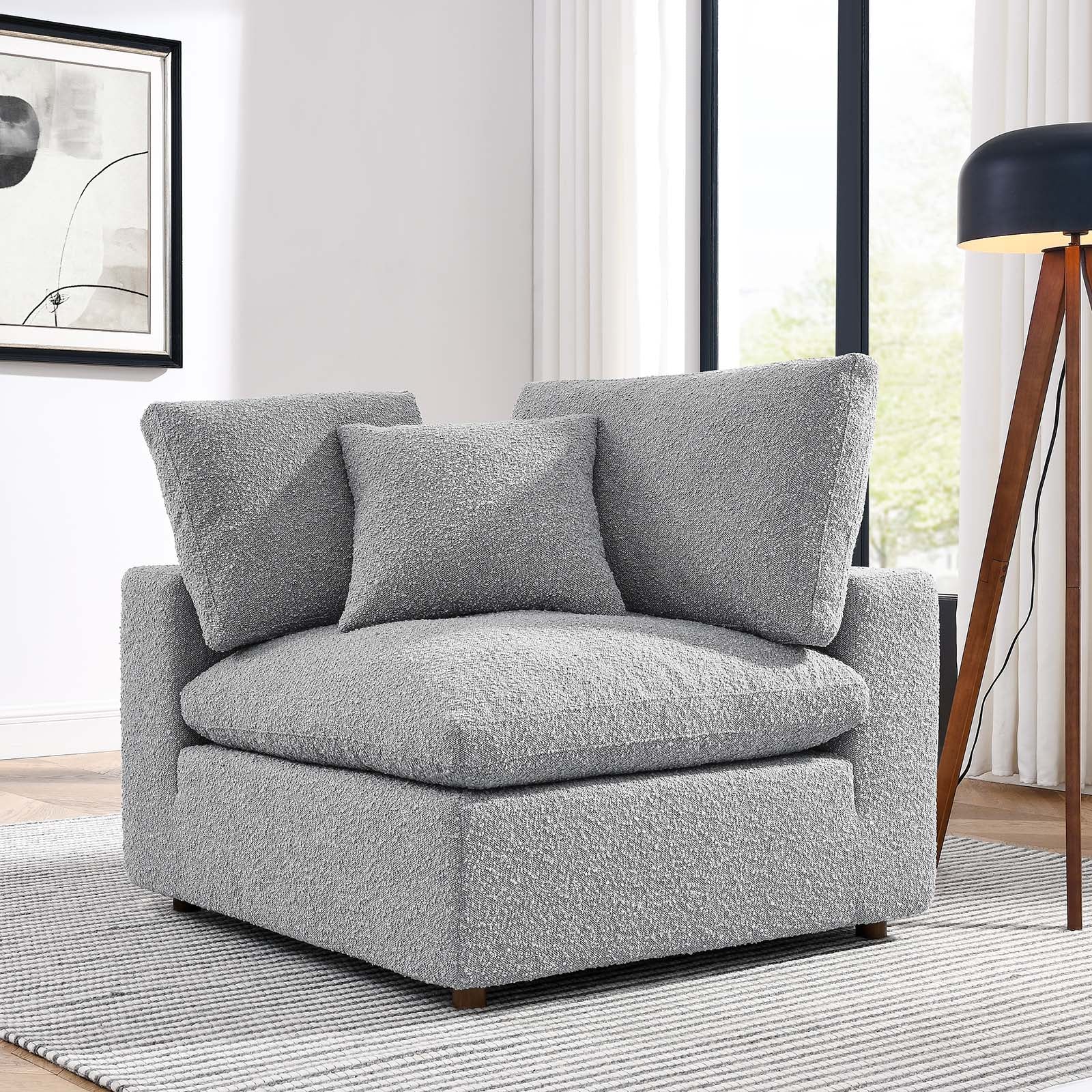 Commix Down Filled Overstuffed Boucle Fabric Corner Chair By Modway - EEI-6259 - Image 24