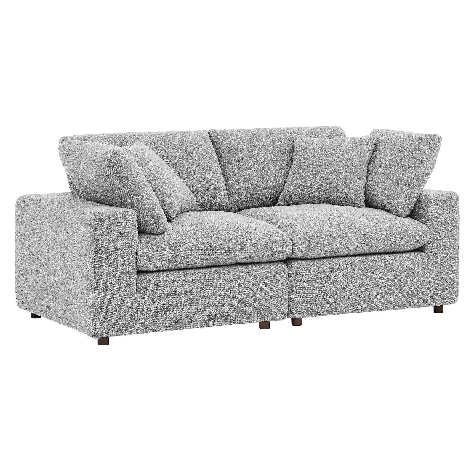 Commix Down Filled Overstuffed Boucle Fabric Loveseat By Modway - EEI-6361 - Image 11