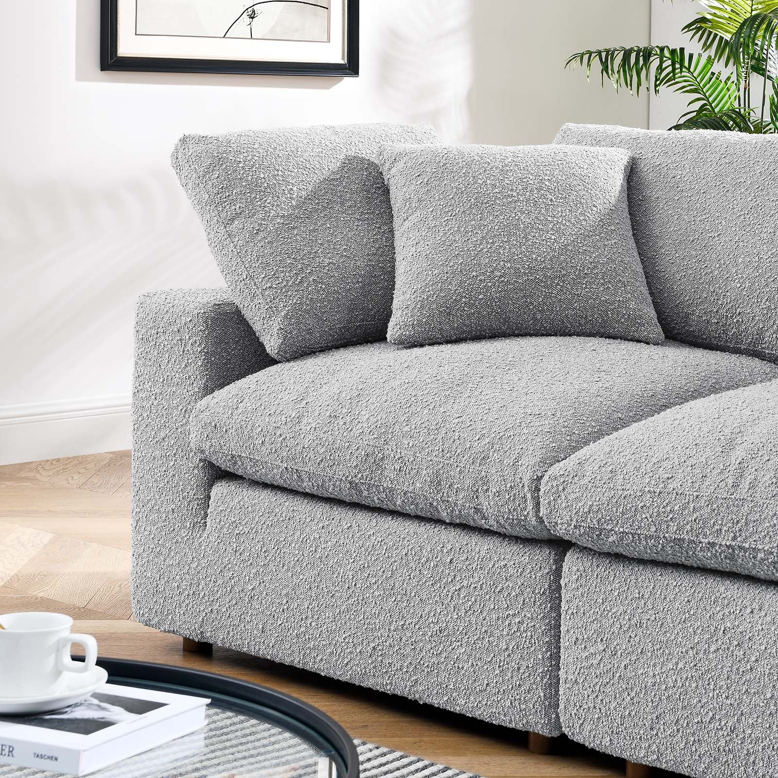 Commix Down Filled Overstuffed Boucle Fabric Loveseat By Modway - EEI-6361 - Image 14