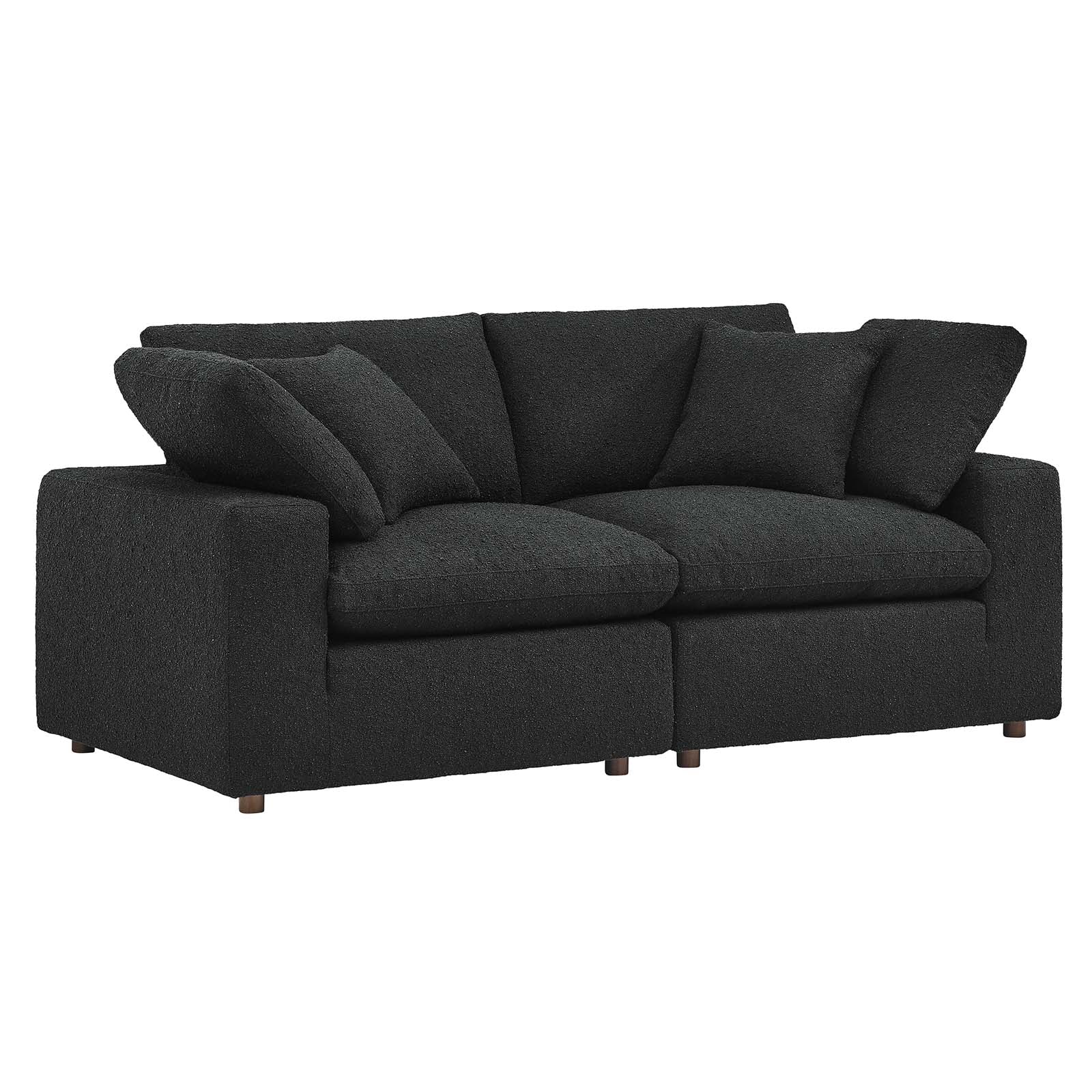 Commix Down Filled Overstuffed Boucle Fabric Loveseat By Modway - EEI-6361 - Image 2