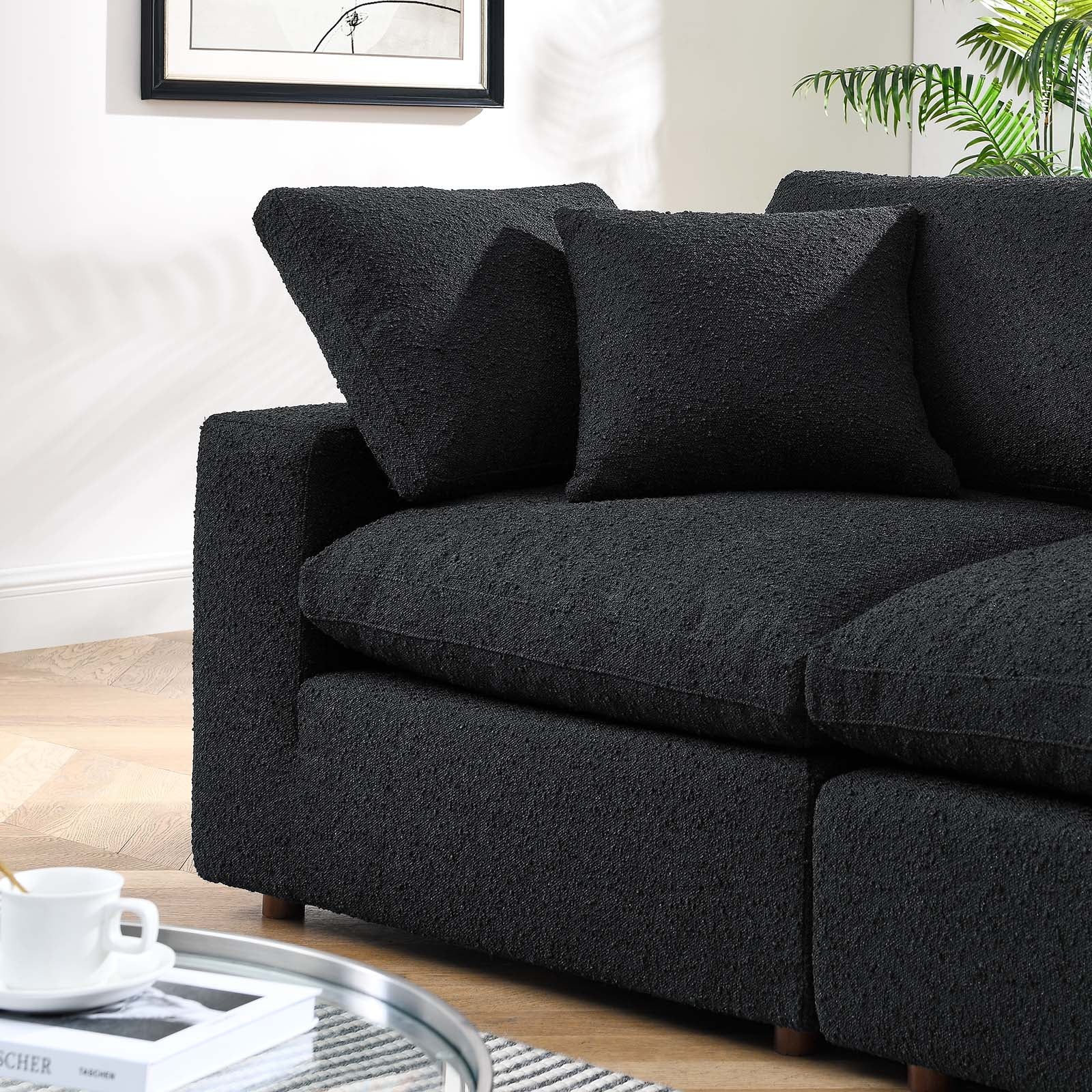 Commix Down Filled Overstuffed Boucle Fabric Loveseat By Modway - EEI-6361 - Image 5