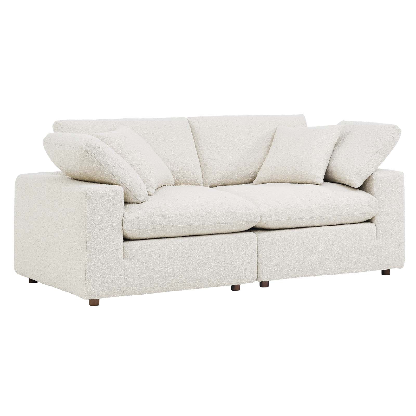 Commix Down Filled Overstuffed Boucle Fabric Loveseat By Modway - EEI-6361 - Image 6