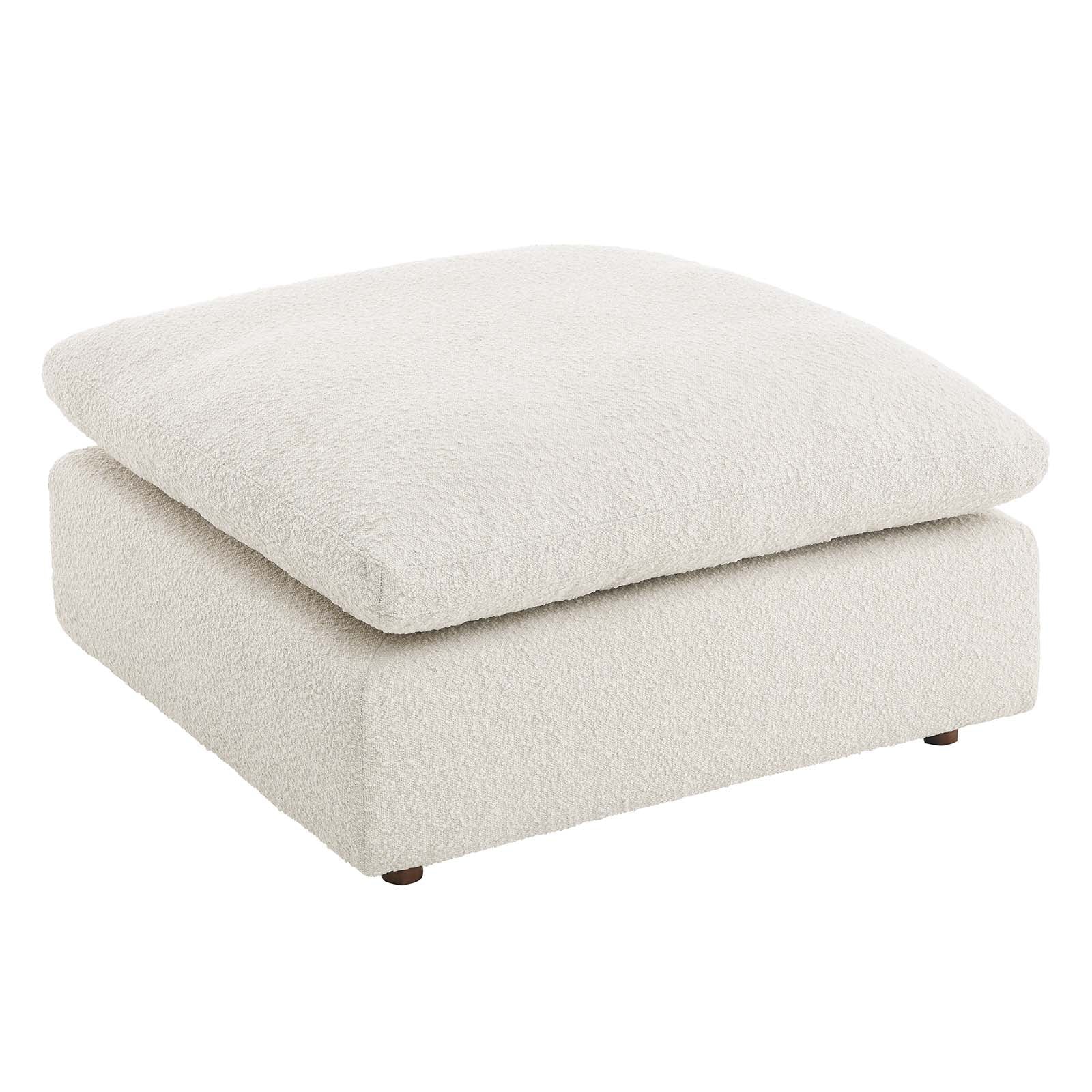Commix Down Filled Overstuffed Boucle Fabric Ottoman By Modway - EEI-6258 - Image 10