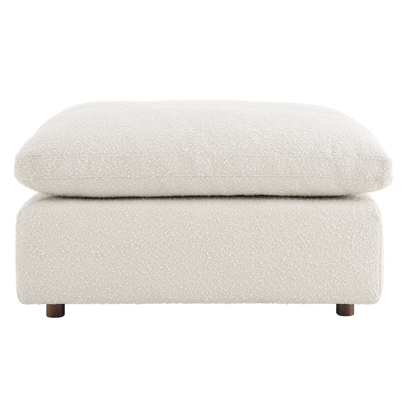 Commix Down Filled Overstuffed Boucle Fabric Ottoman By Modway - EEI-6258 - Image 11