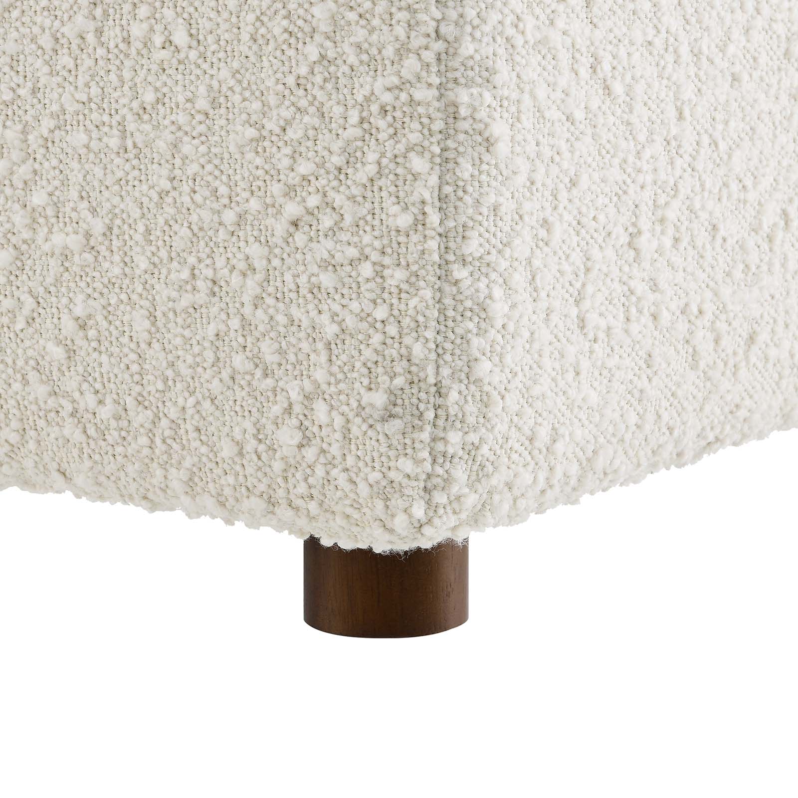 Commix Down Filled Overstuffed Boucle Fabric Ottoman By Modway - EEI-6258 - Image 12