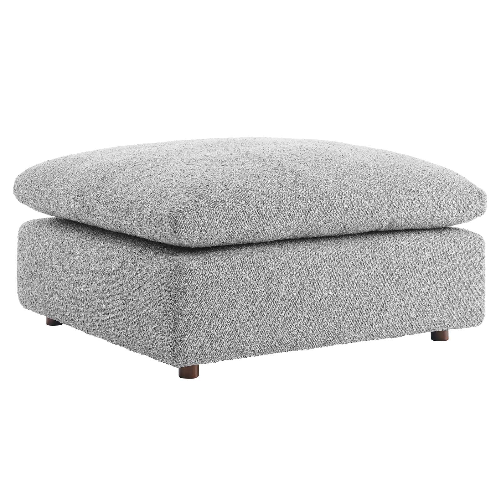 Commix Down Filled Overstuffed Boucle Fabric Ottoman By Modway - EEI-6258 - Image 17