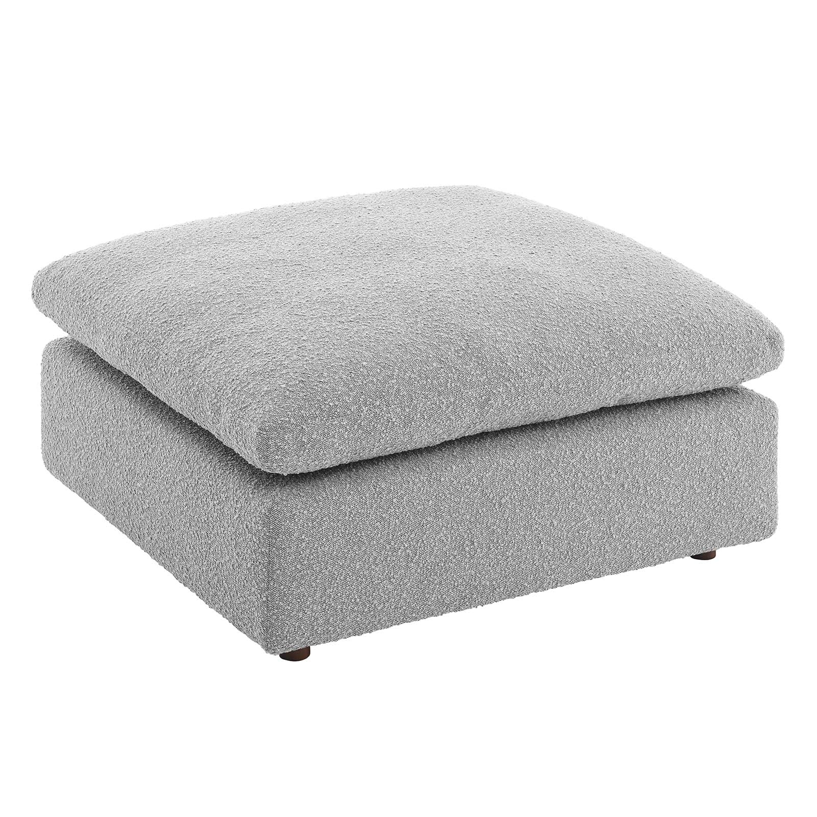 Commix Down Filled Overstuffed Boucle Fabric Ottoman By Modway - EEI-6258 - Image 18