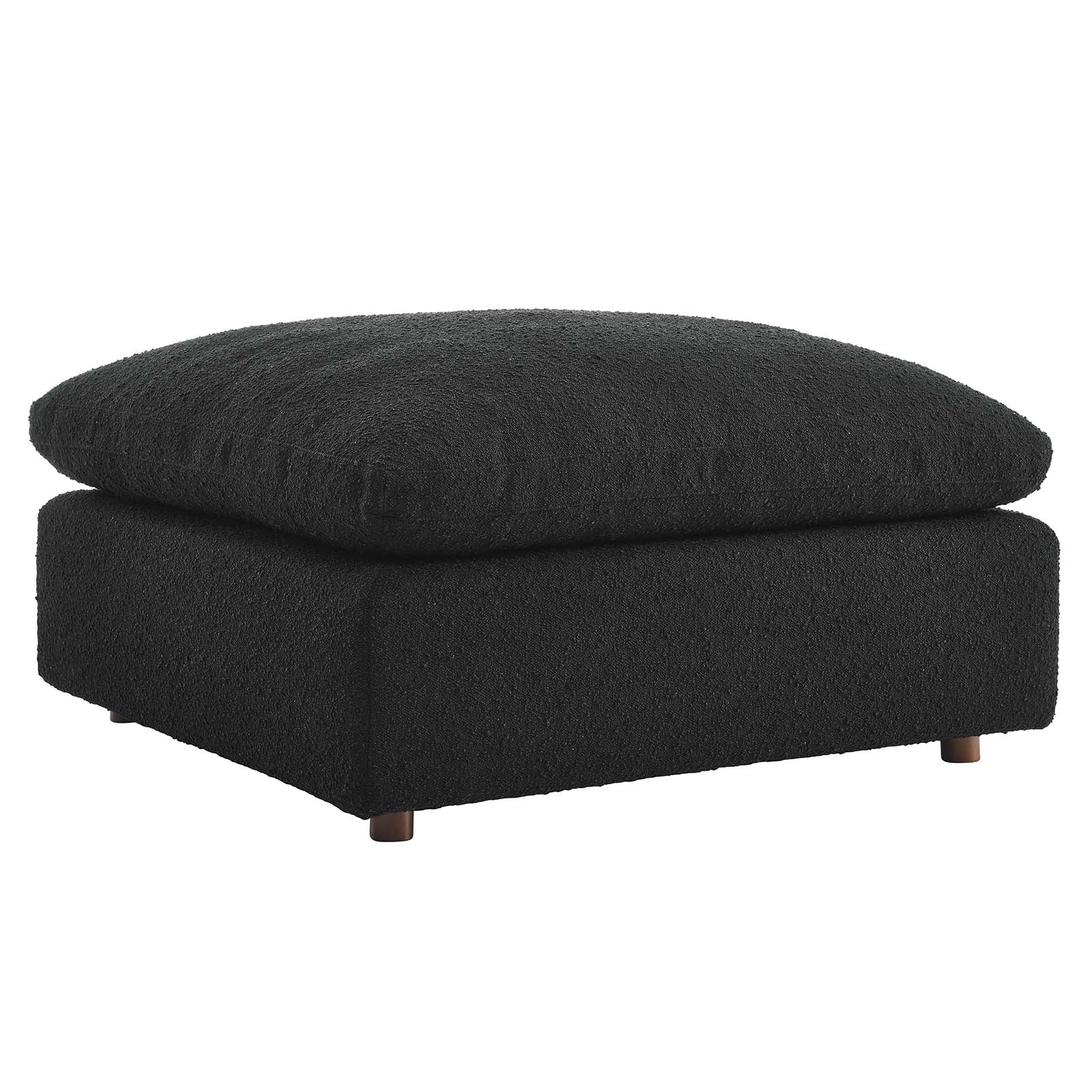 Commix Down Filled Overstuffed Boucle Fabric Ottoman By Modway - EEI-6258 - Image 2