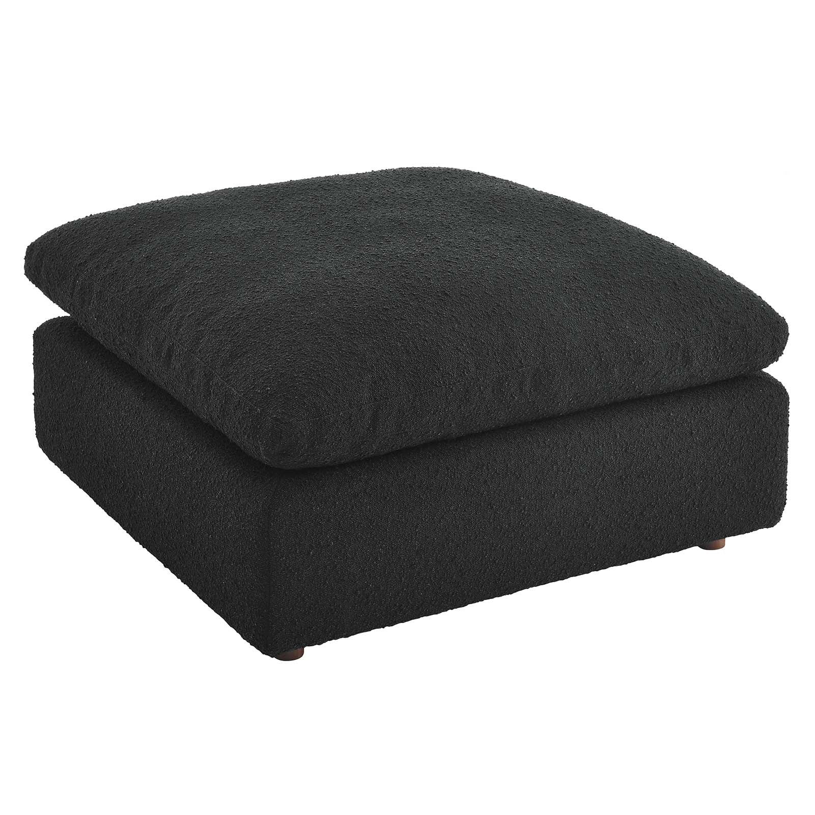 Commix Down Filled Overstuffed Boucle Fabric Ottoman By Modway - EEI-6258 - Image 3