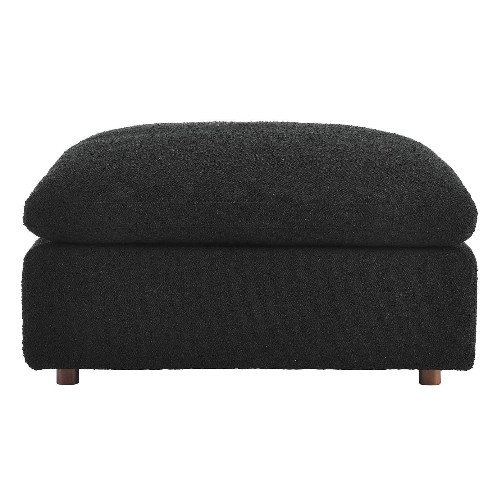 Commix Down Filled Overstuffed Boucle Fabric Ottoman By Modway - EEI-6258 - Image 4
