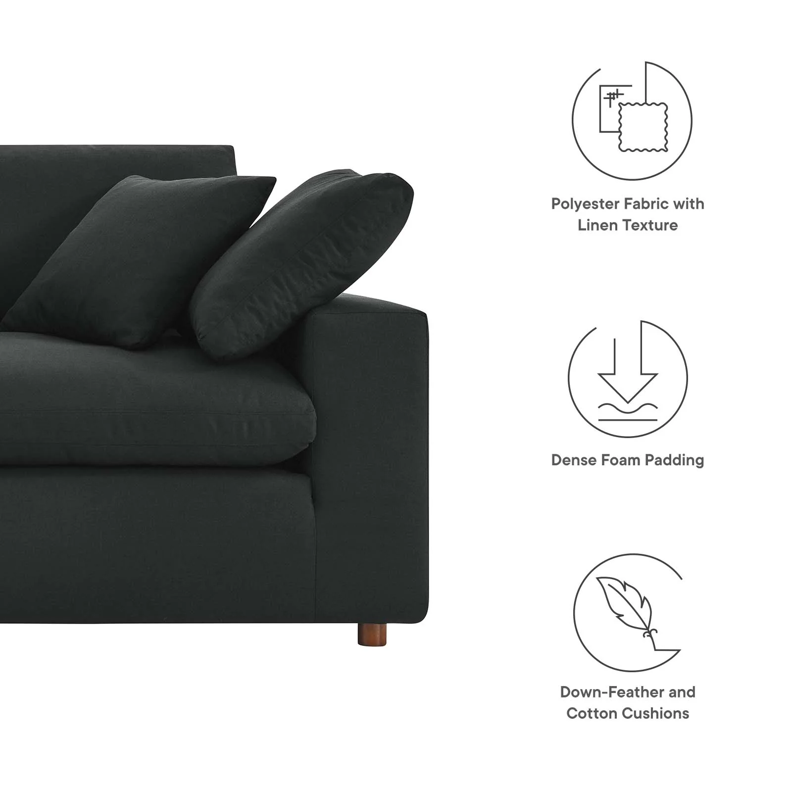 Commix Down Filled Overstuffed Loveseat By Modway - EEI-4859 - Image 14