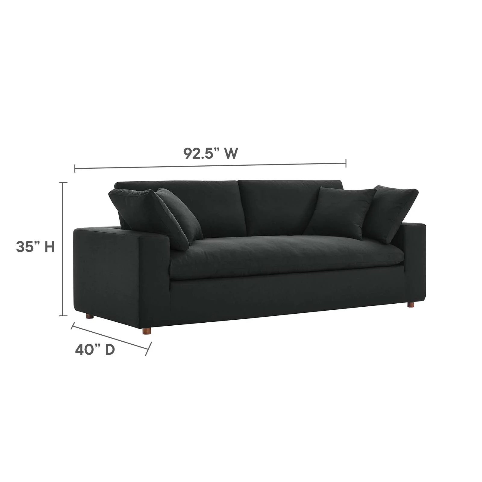Commix Down Filled Overstuffed Sectional Sofa By Modway - EEI-6510 - Image 24