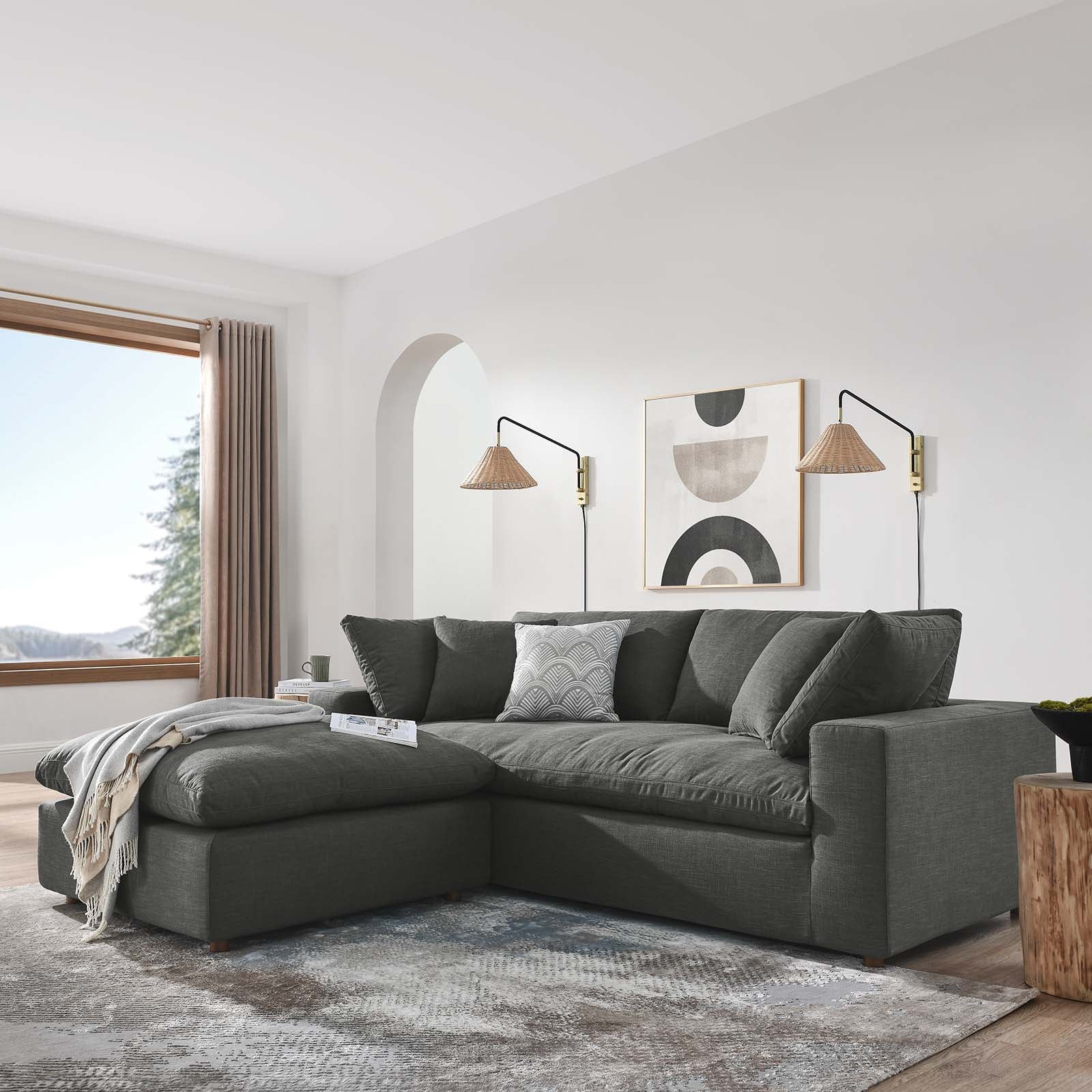 Commix Down Filled Overstuffed Sectional Sofa By Modway - EEI-6510 - Image 29