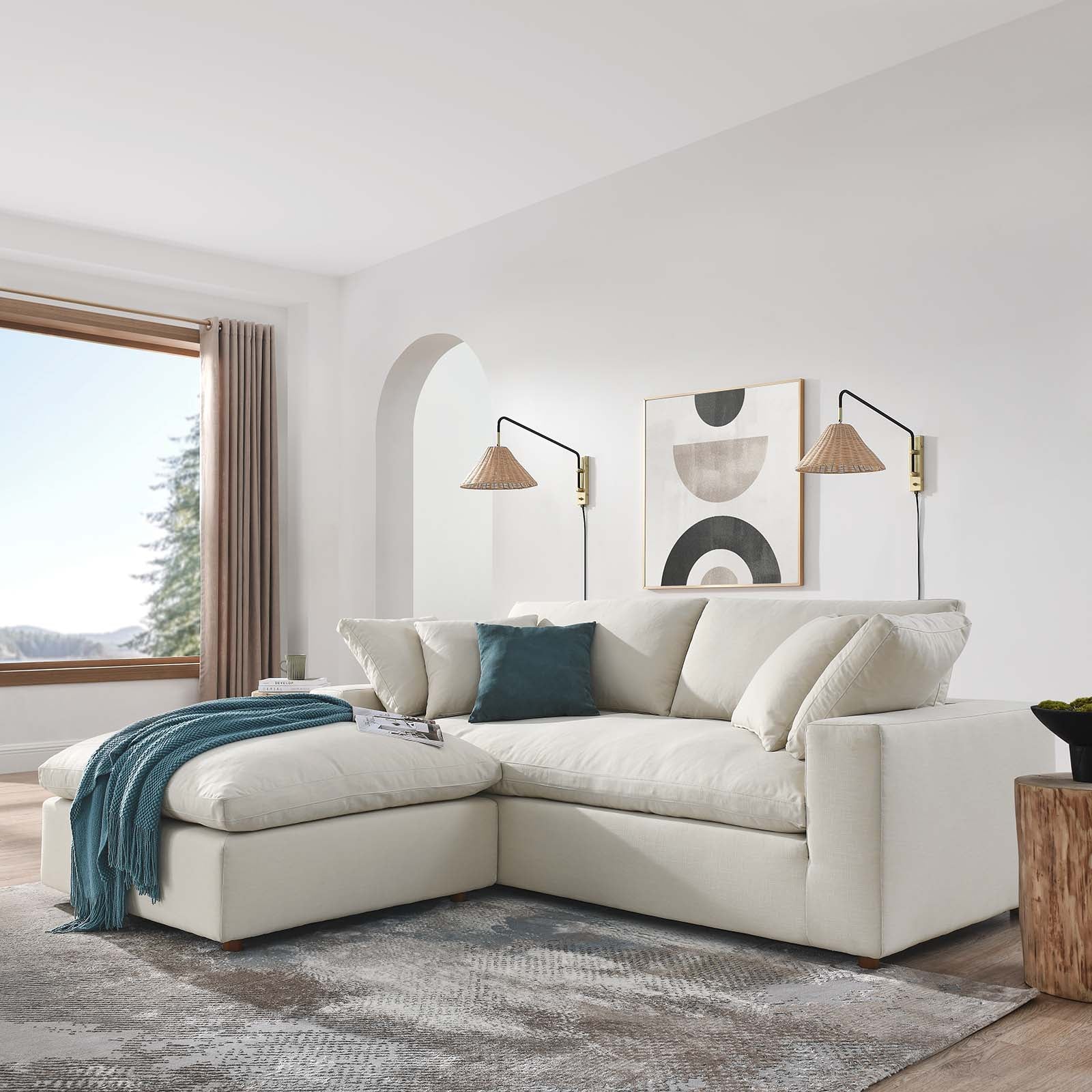 Commix Down Filled Overstuffed Sectional Sofa By Modway - EEI-6510 - Image 43