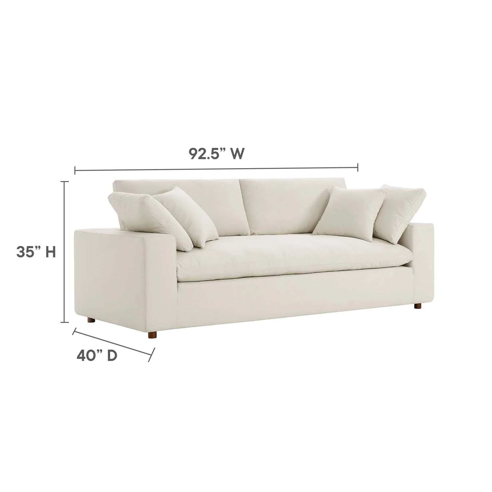 Commix Down Filled Overstuffed Sectional Sofa By Modway - EEI-6510 - Image 52