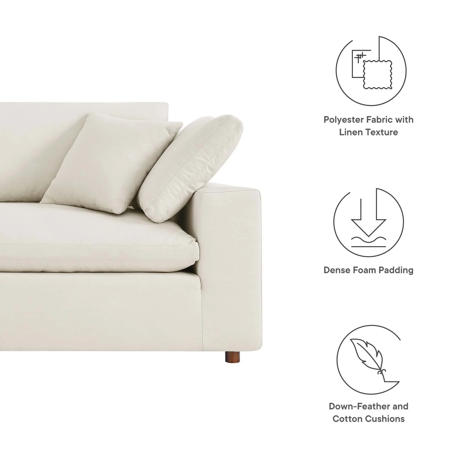 Commix Down Filled Overstuffed Sofa By Modway - EEI-4860 - Image 30