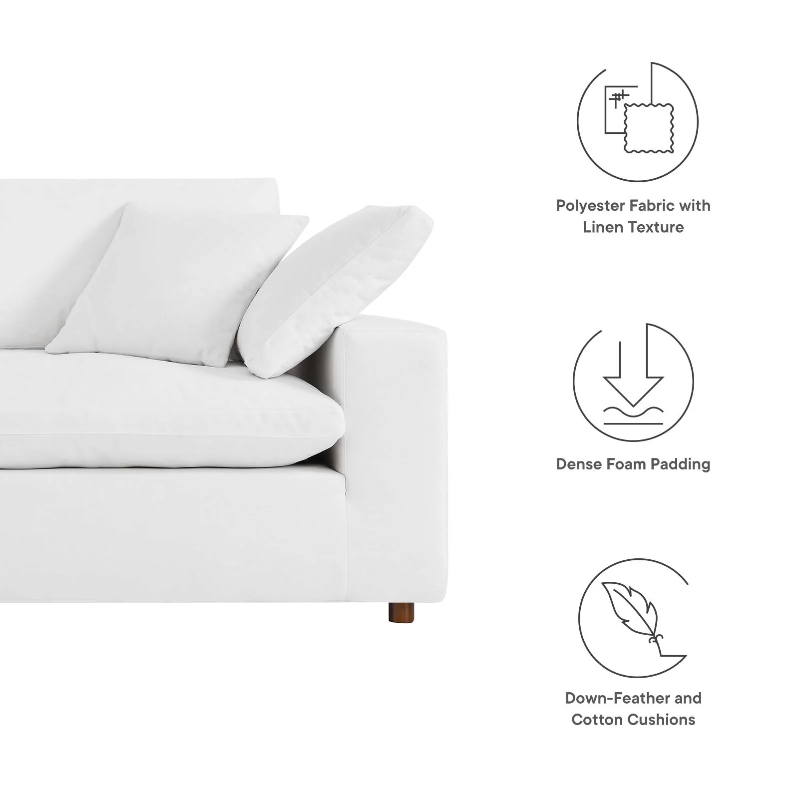 Commix Down Filled Overstuffed Sofa By Modway - EEI-4860 - Image 46