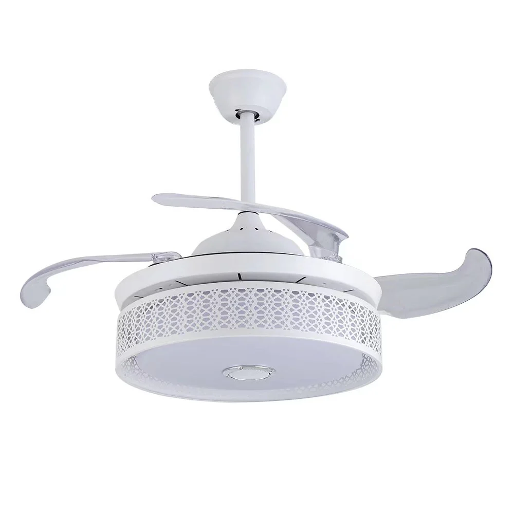 Compact Ceiling Fan And Lamp With Remote By Homeroots - Image 4