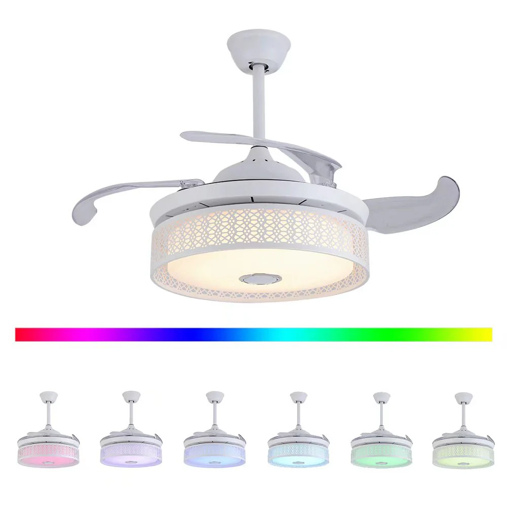 Compact Ceiling Fan And Lamp With Remote By Homeroots - Image 5